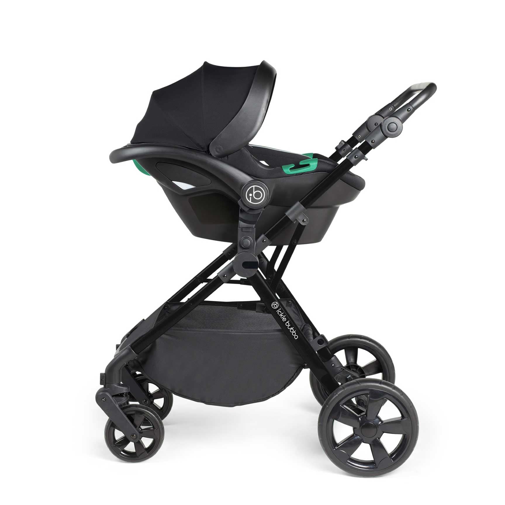 Ickle Bubba baby prams Ickle Bubba Comet 3-in-1 Travel System with Astral Car Seat - Black