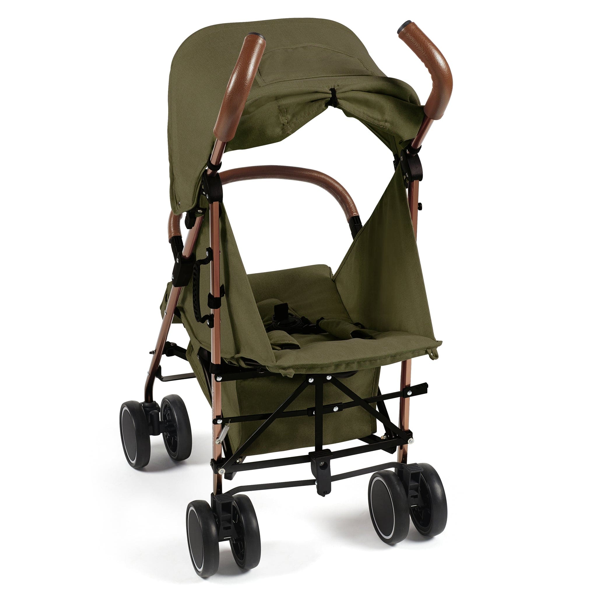 Ickle Bubba baby pushchairs Ickle Bubba Discovery Max Pushchair Rose Gold/Khaki 15-002-200-045