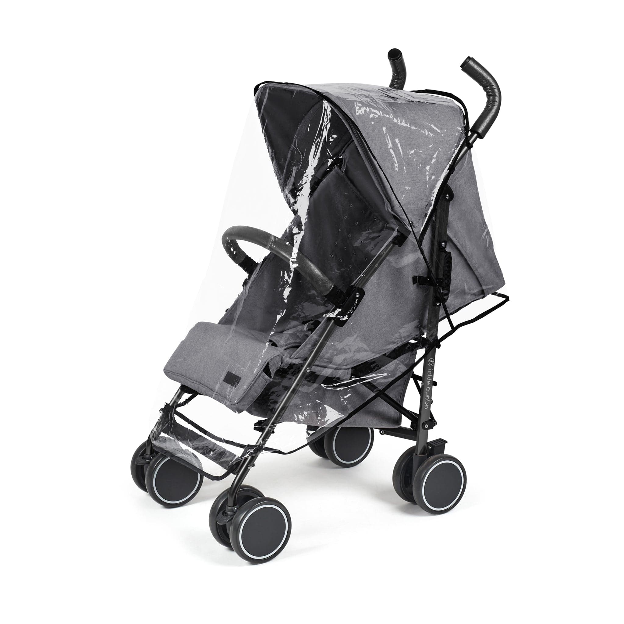 Ickle Bubba baby pushchairs Ickle Bubba Discovery Max Pushchair Graphite Grey/Matt Black 15-002-200-120