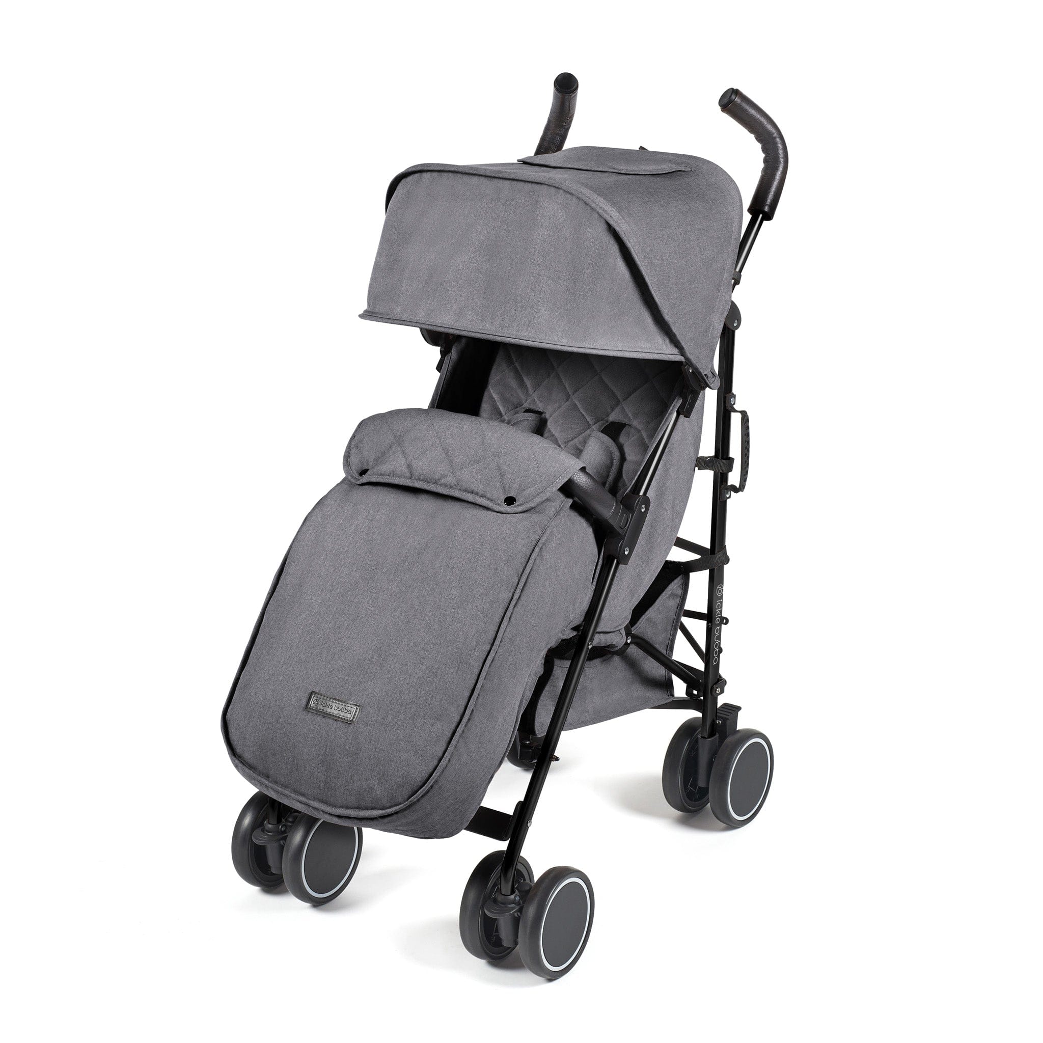 Ickle Bubba baby pushchairs Ickle Bubba Discovery Prime Pushchair Graphite Grey/Matt Black 15-002-300-120