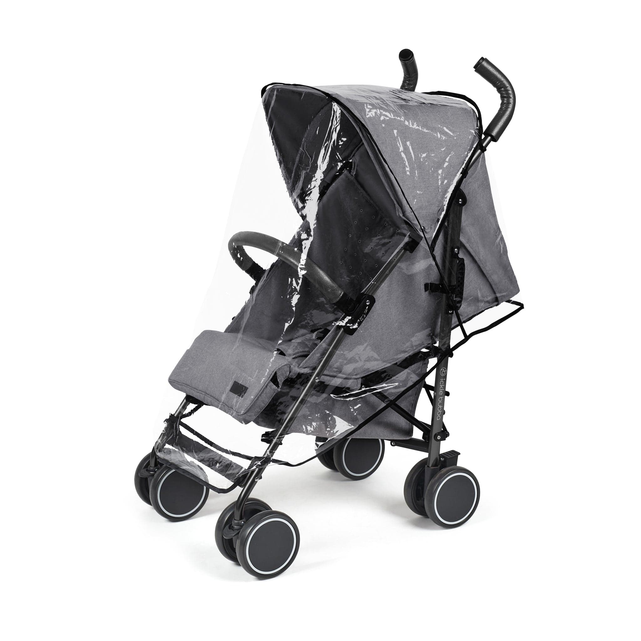 Ickle Bubba baby pushchairs Ickle Bubba Discovery Pushchair Graphite Grey/Matt Black 15-002-100-120