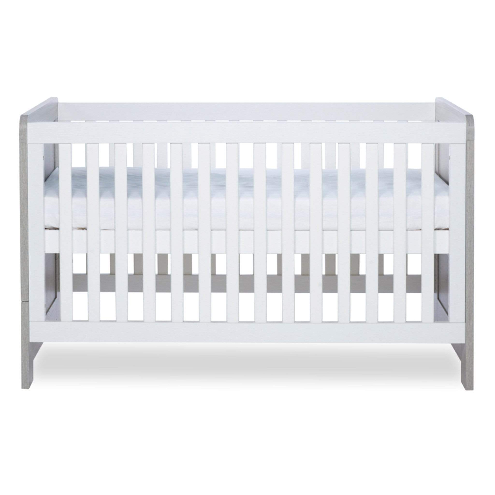 Ickle Bubba Cot Beds Ickle Bubba Pembrey Cotbed Ash Grey & White