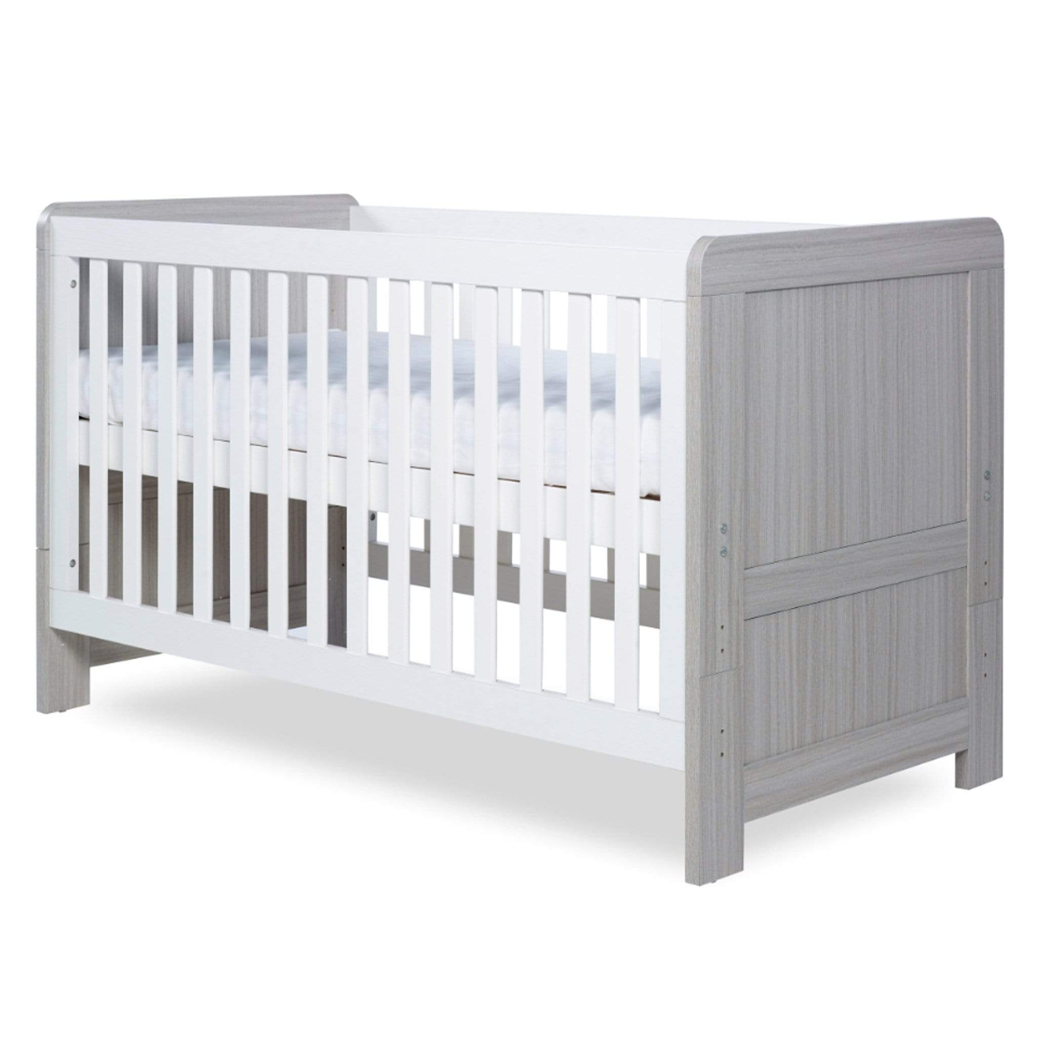 Ickle Bubba Cot Beds Ickle Bubba Pembrey Cotbed Ash Grey & White