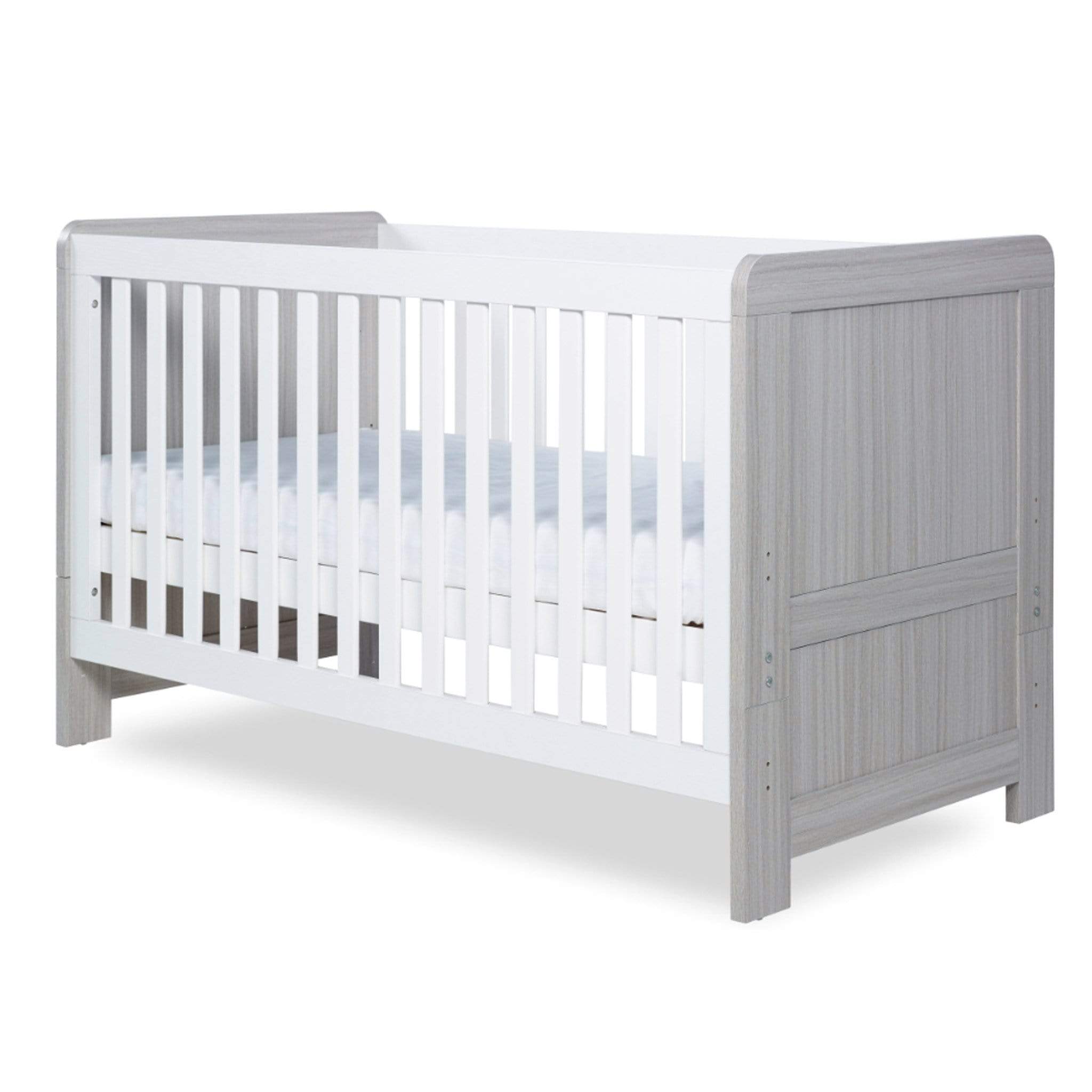 Ickle Bubba Cot Beds Ickle Bubba Pembrey Cotbed Ash Grey & White