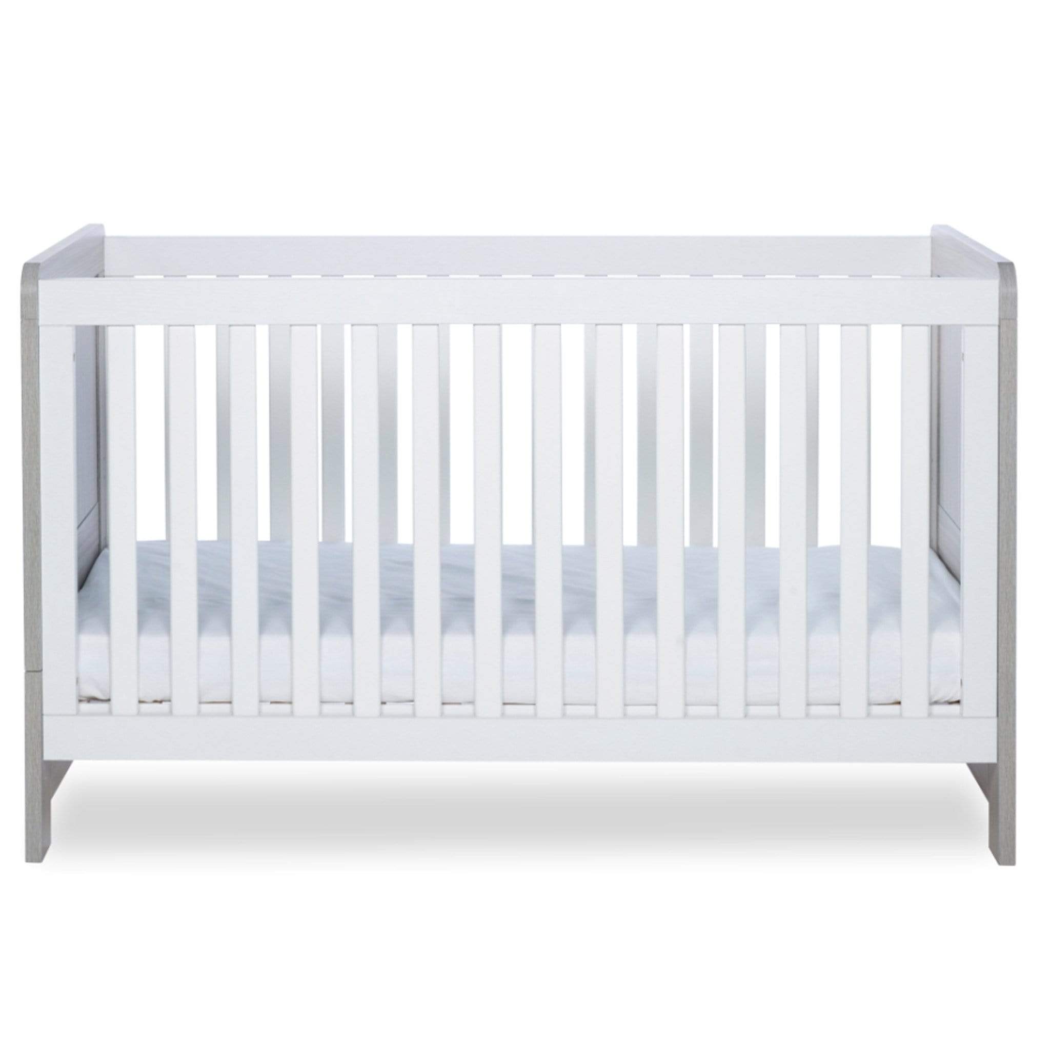 Ickle Bubba Cot Beds Ickle Bubba Pembrey Cotbed Ash Grey & White