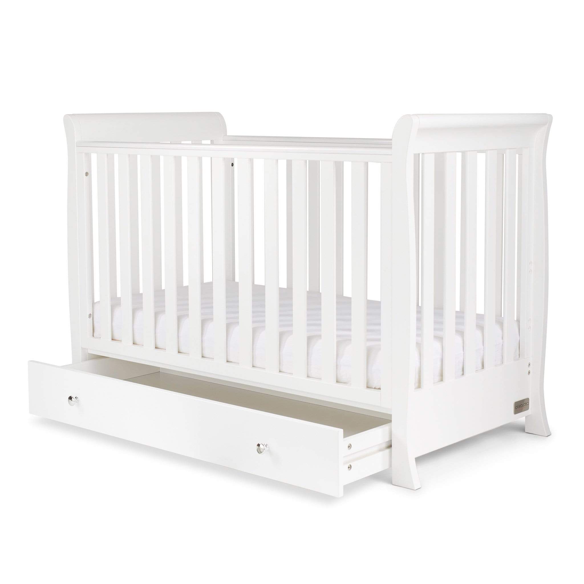 Ickle Bubba Cot Beds Ickle Bubba Snowdon 4 in 1 Mini Cot Bed - White