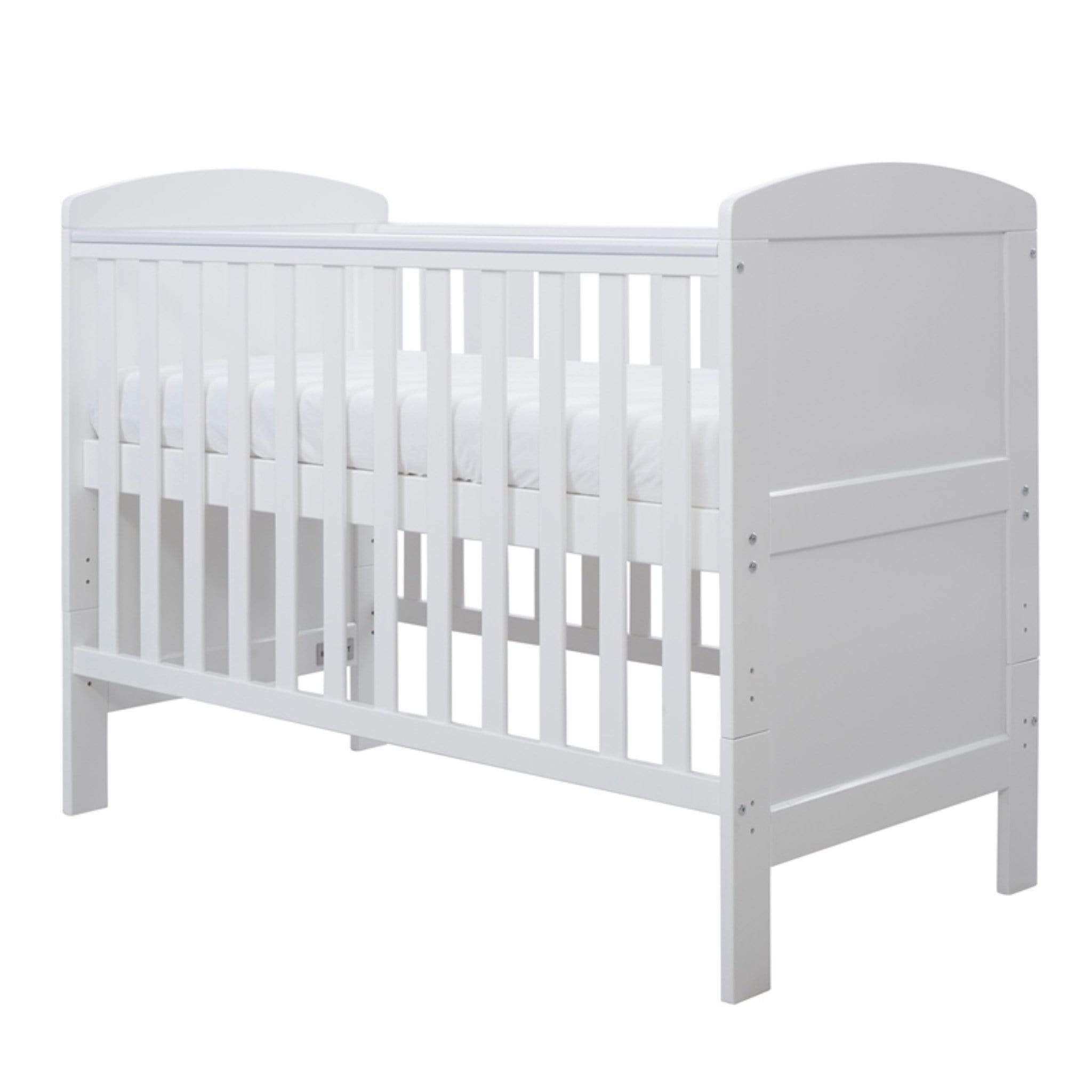 Ickle Bubba Cot Beds Ickle Bubba Coleby Mini Cot Bed White