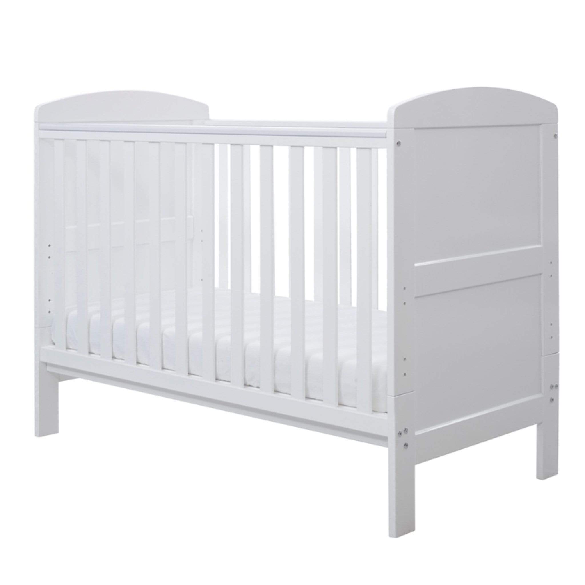 Ickle Bubba Cot Beds Ickle Bubba Coleby Mini Cot Bed White