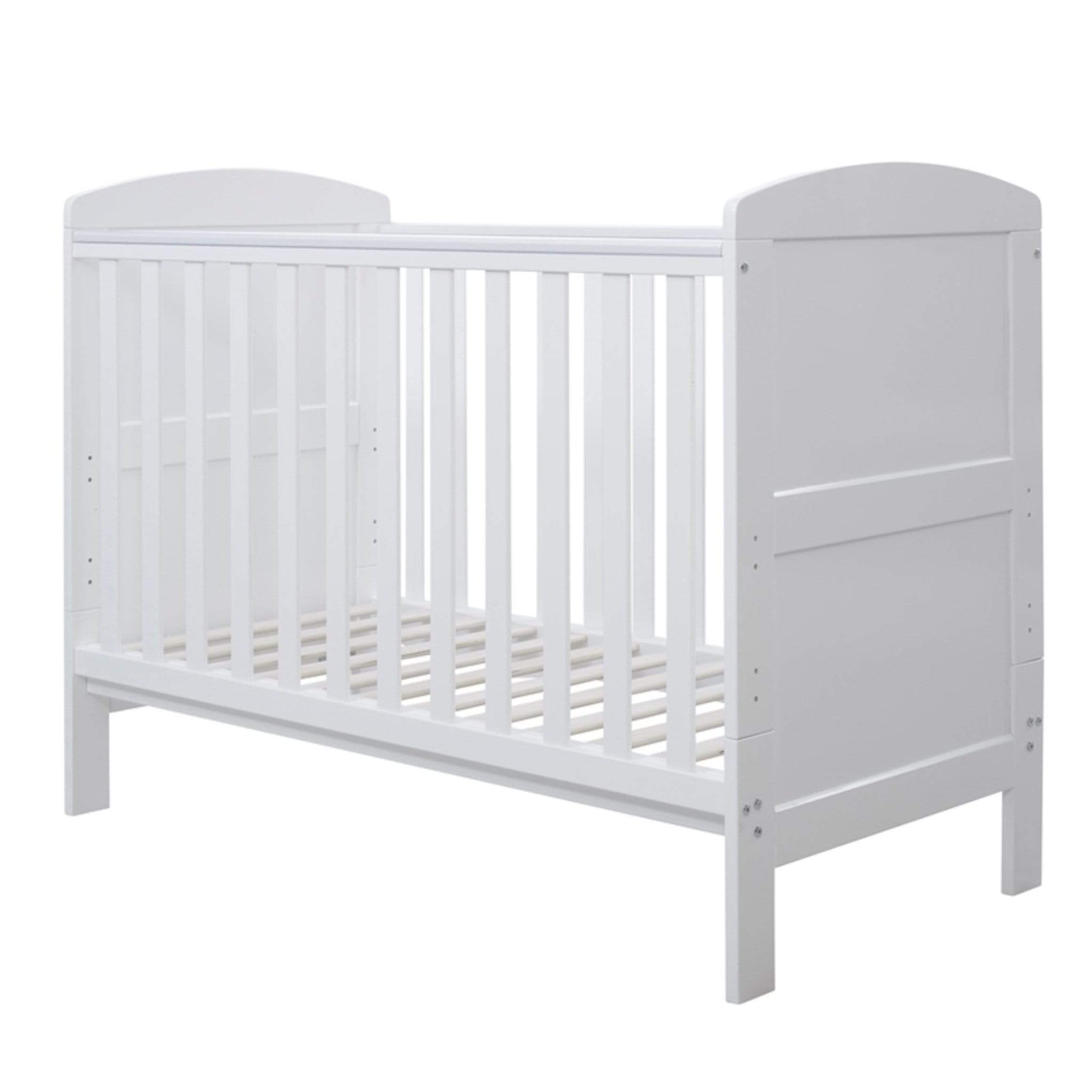 Ickle Bubba Cot Beds Ickle Bubba Coleby Mini Cot Bed White 43-001-000-801