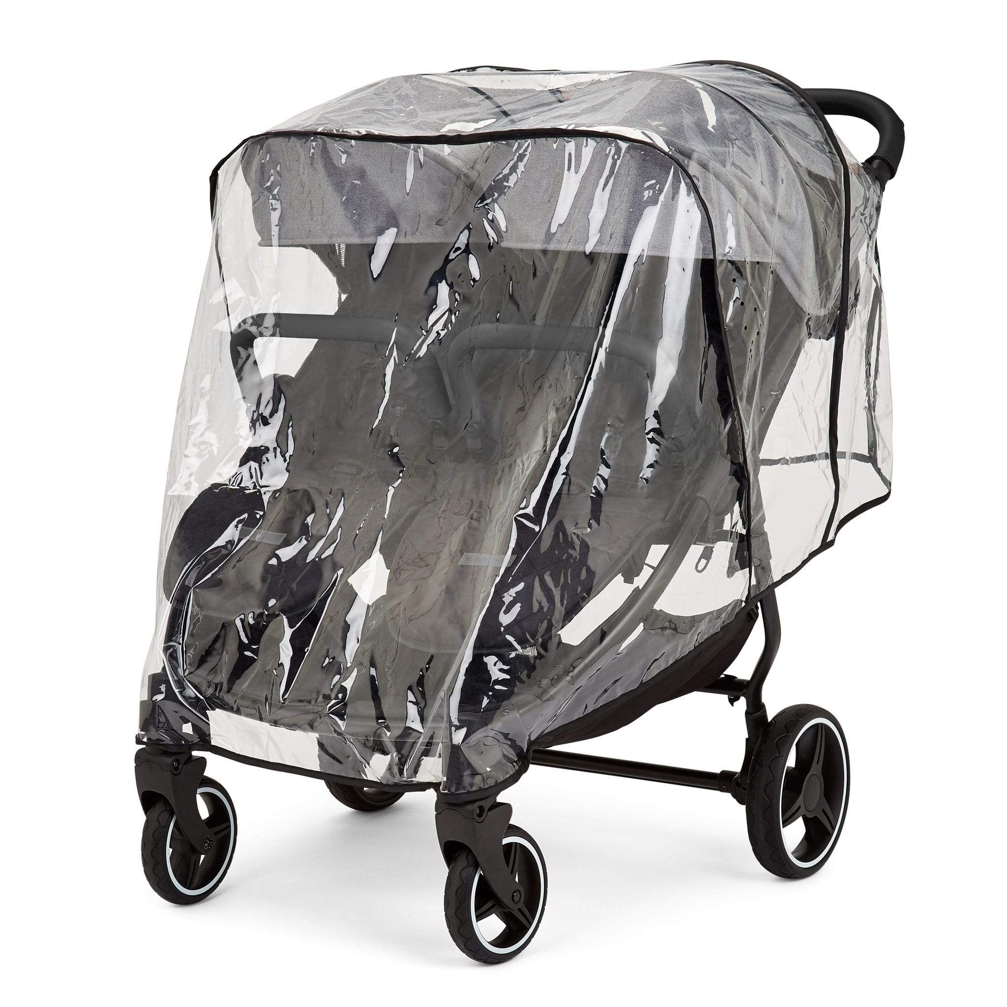 Ickle Bubba double buggies Ickle Bubba Venus Double Stroller Black/Space Grey/Black 16-004-100-014