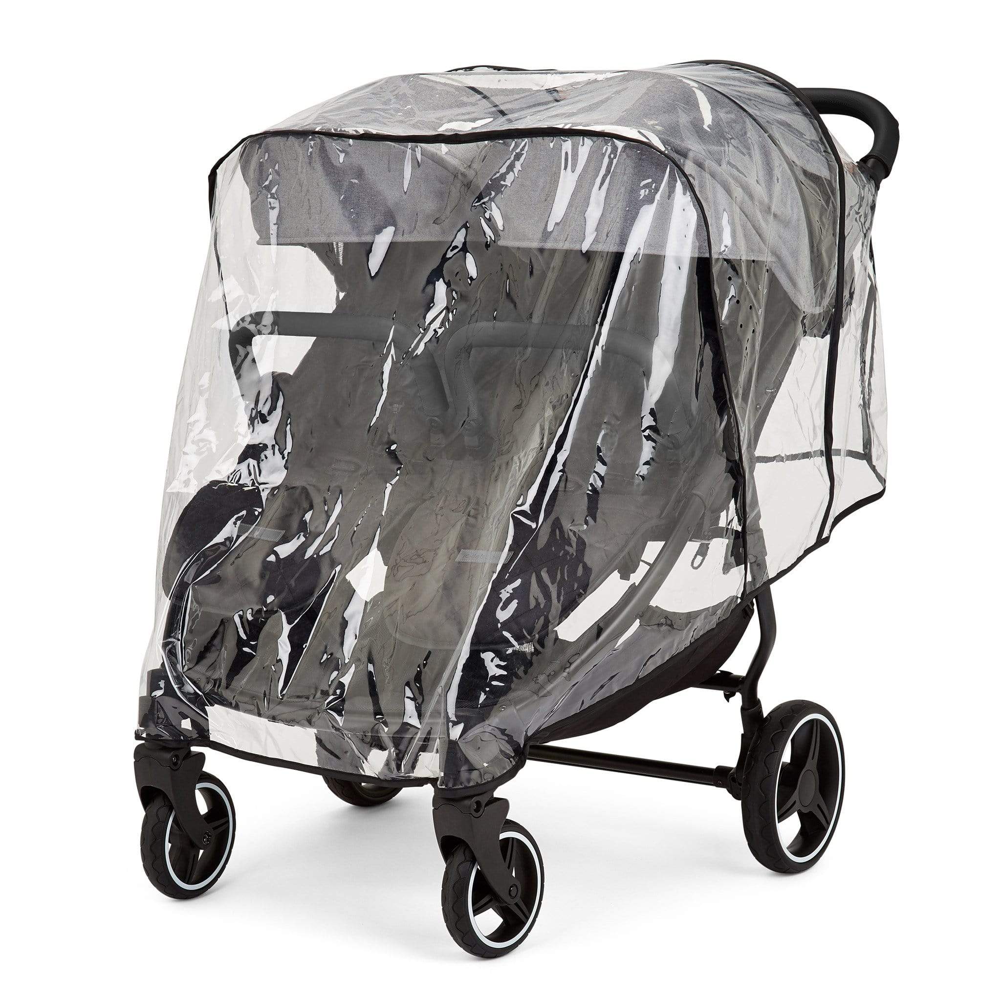 Ickle Bubba double buggies Ickle Bubba Venus Max Double Stroller Black/Space Grey/Black 16-004-200-014