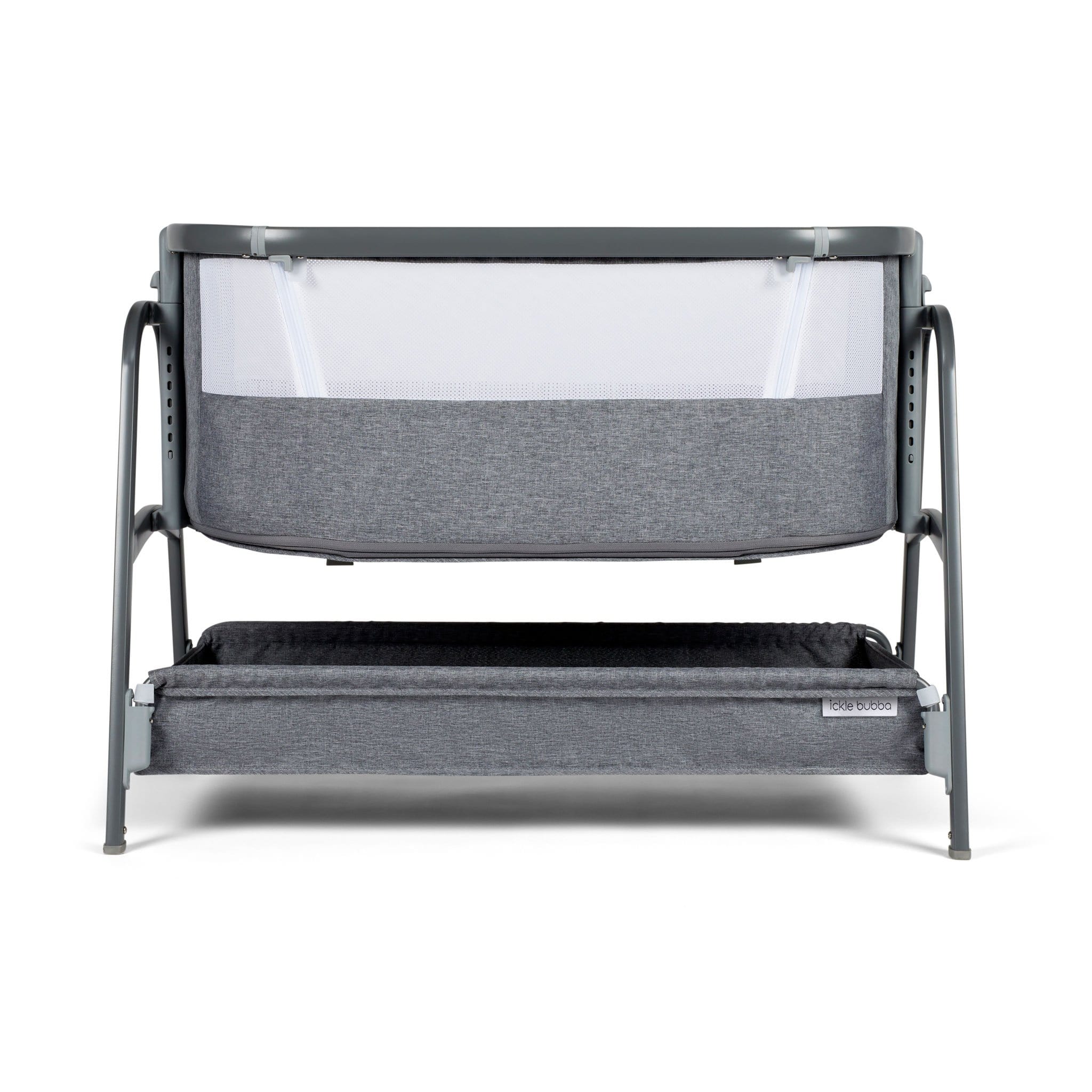 Ickle Bubba moses baskets Ickle Bubba Bubba&Me Bedside Crib Space Grey 40-001-000-860