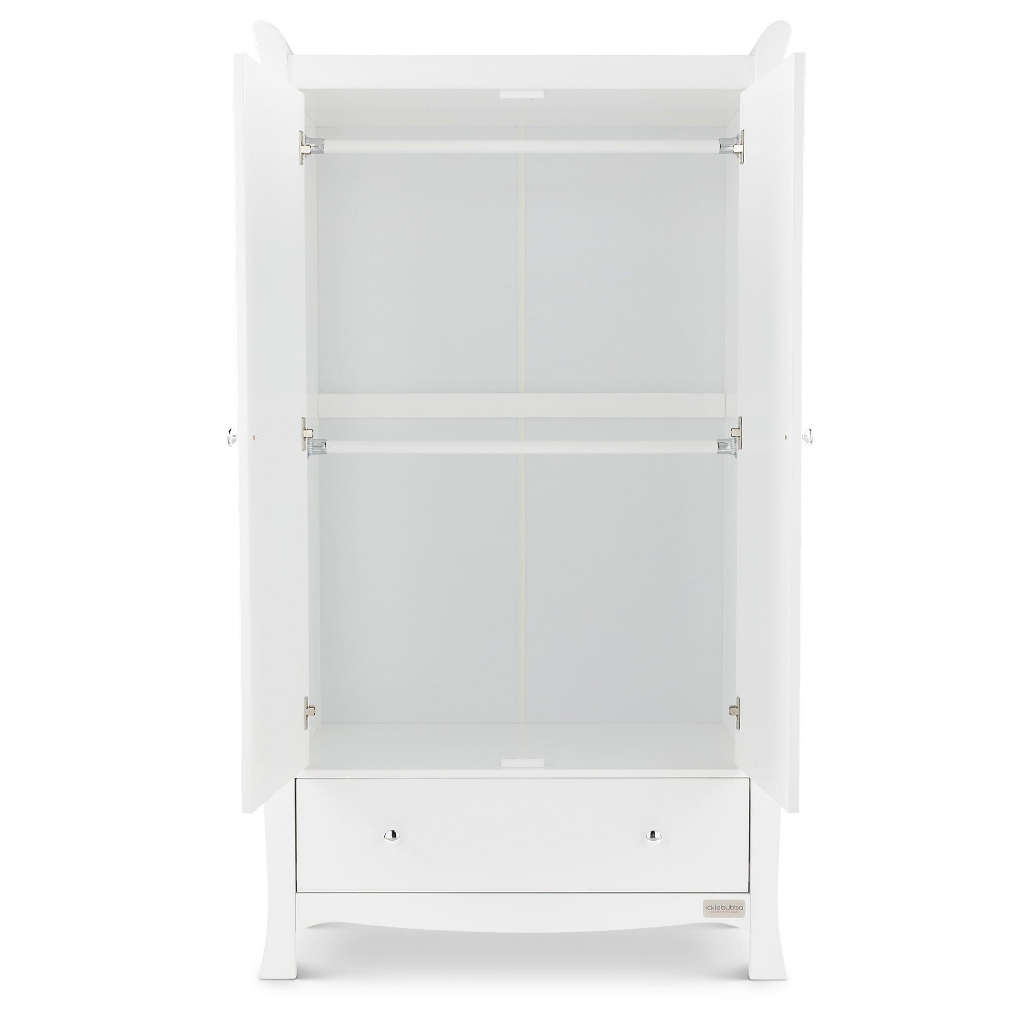Ickle Bubba Nursery Room Sets Ickle Bubba Snowdon Classic 3 Piece Furniture Set - White