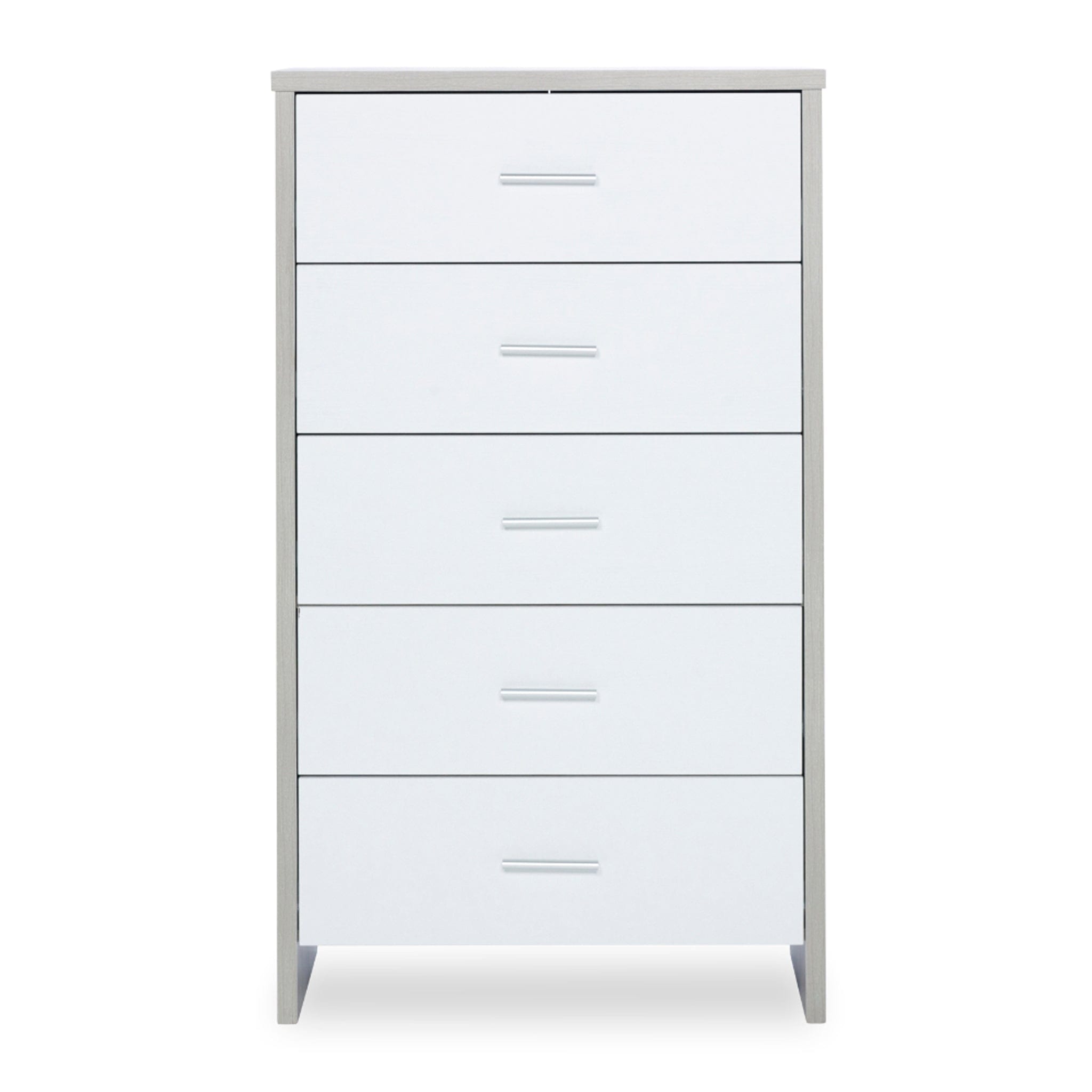 Ickle Bubba Nursery Room Sets Ickle Bubba Pembrey 4 Piece Furniture Set and Under Drawer Ash Grey & White