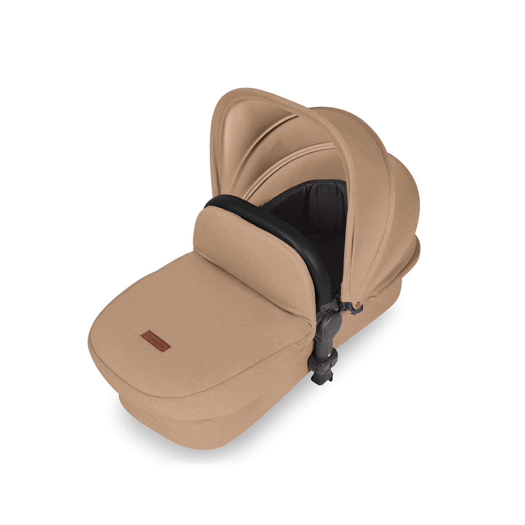 Ickle Bubba travel systems Ickle Bubba Stomp Luxe 2 in 1 Plus Pushchair & Carrycot - Black/Desert/Black 10-003-001-208