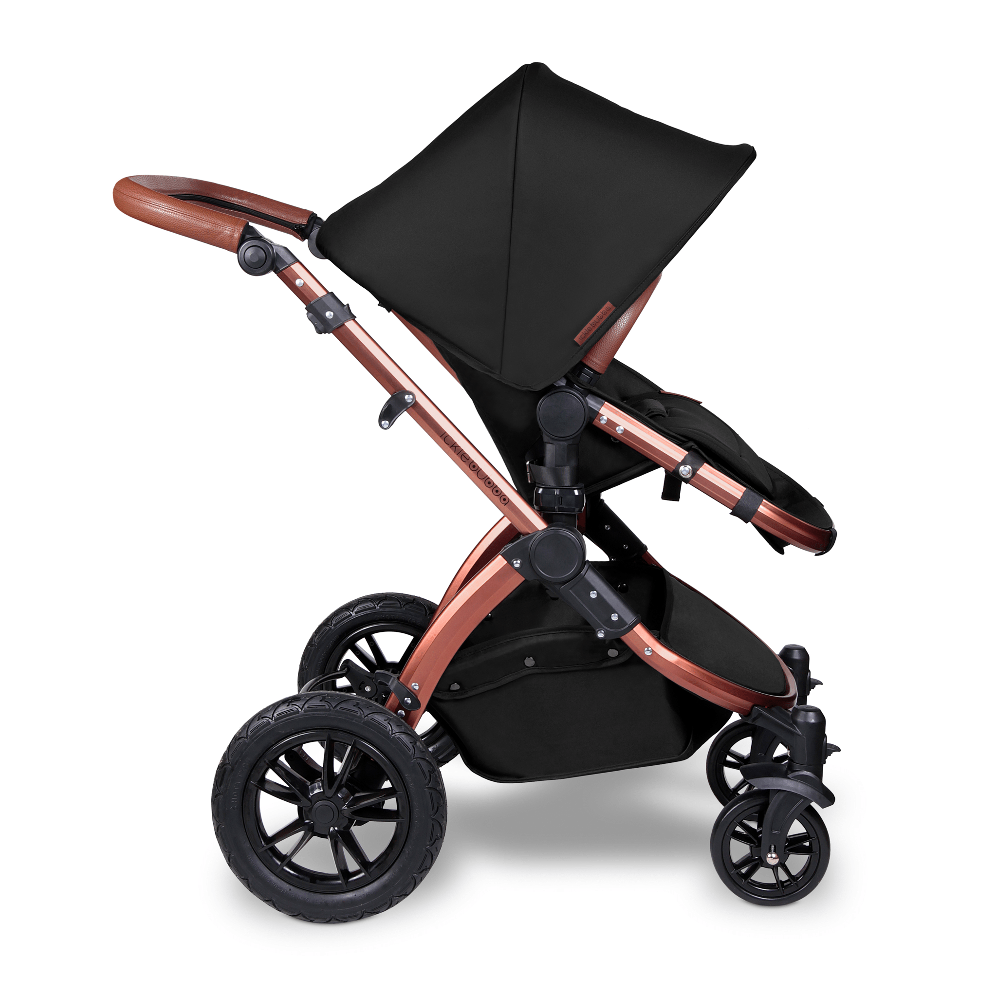 Ickle Bubba travel systems Ickle Bubba Stomp V4 Galaxy Travel System With Base Bronze/Midnight 10-004-200-021