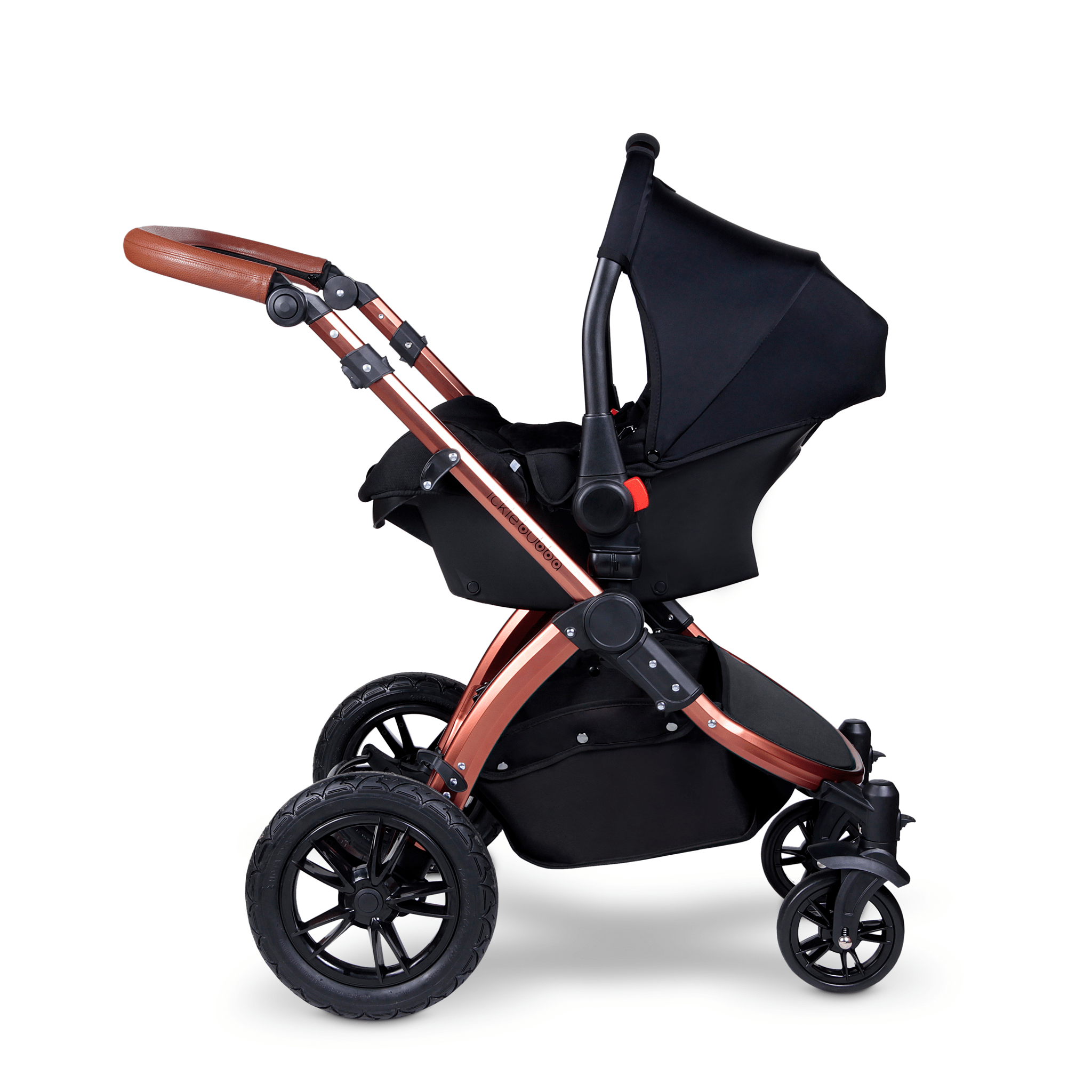 Ickle Bubba travel systems Ickle Bubba Stomp V4 Galaxy Travel System With Base Bronze/Midnight 10-004-200-021