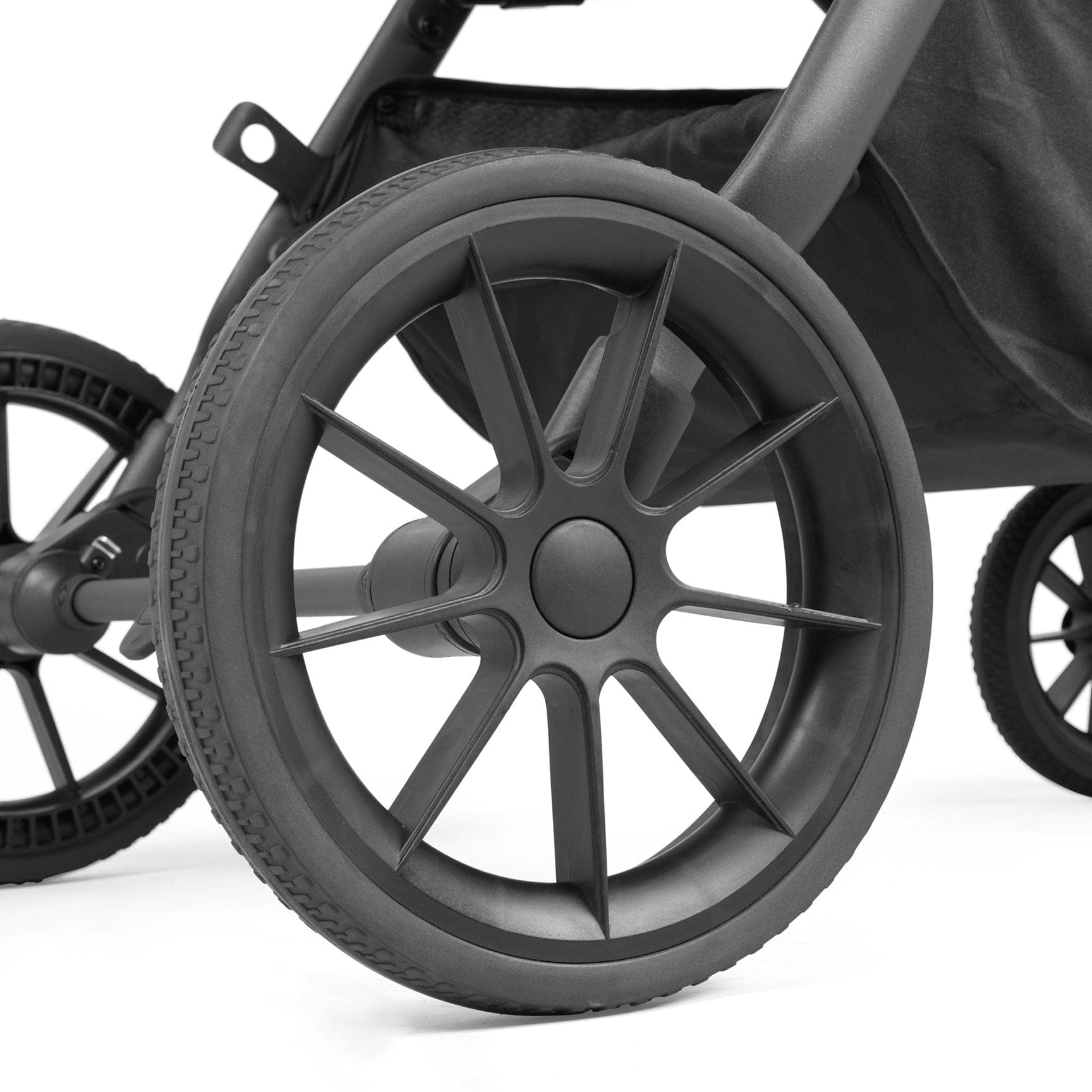 Ickle Bubba travel systems Ickle Bubba Cosmo 2 in 1 Plus Carrycot & Pushchair - Gun metal/Black 10-007-001-135