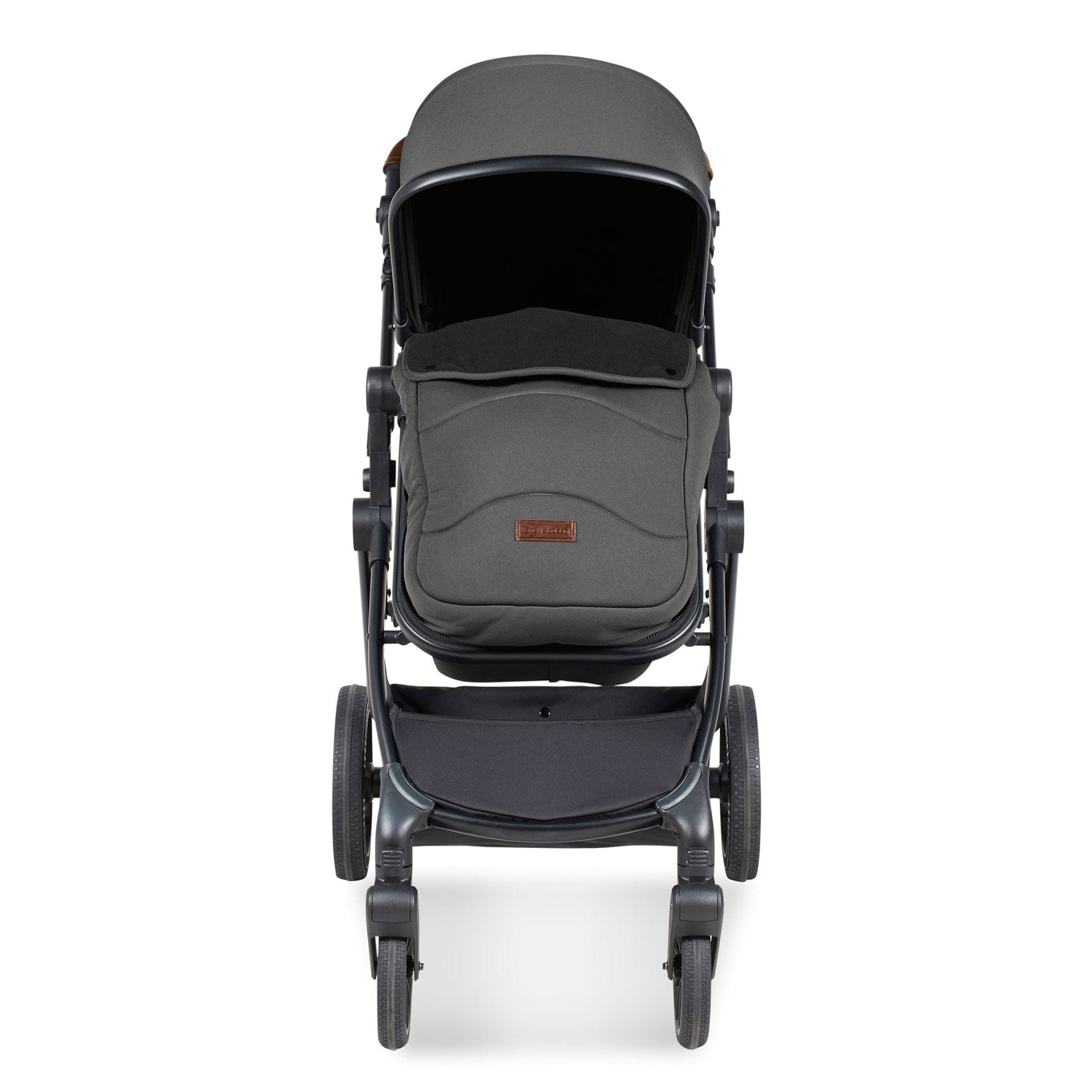 Ickle Bubba travel systems Ickle Bubba Cosmo All-in-One I-Size Travel System with Isofix Base - Black/Graphite Grey 10-007-300-007