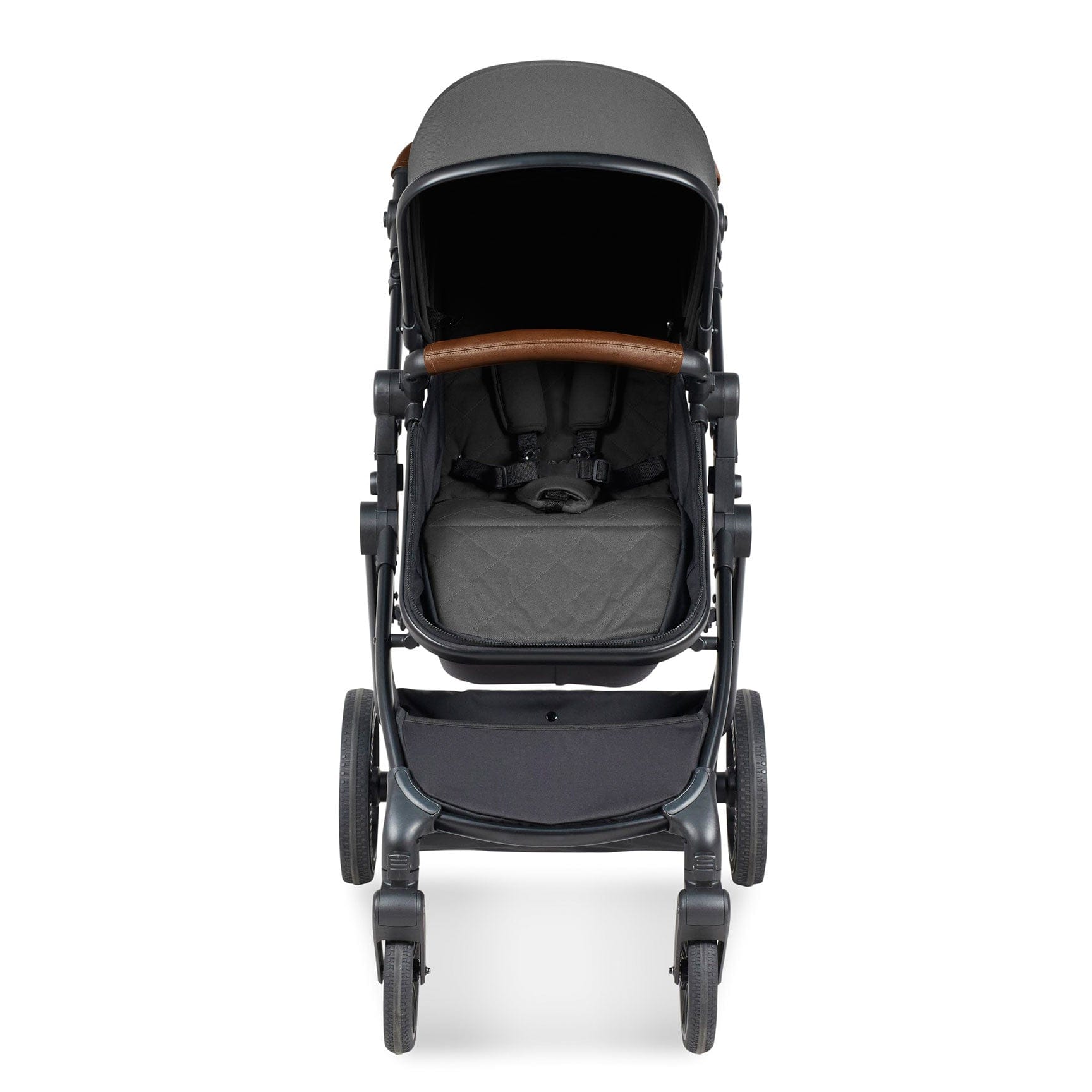 Ickle Bubba travel systems Ickle Bubba Cosmo All-in-One I-Size Travel System with Isofix Base - Black/Graphite Grey 10-007-300-007