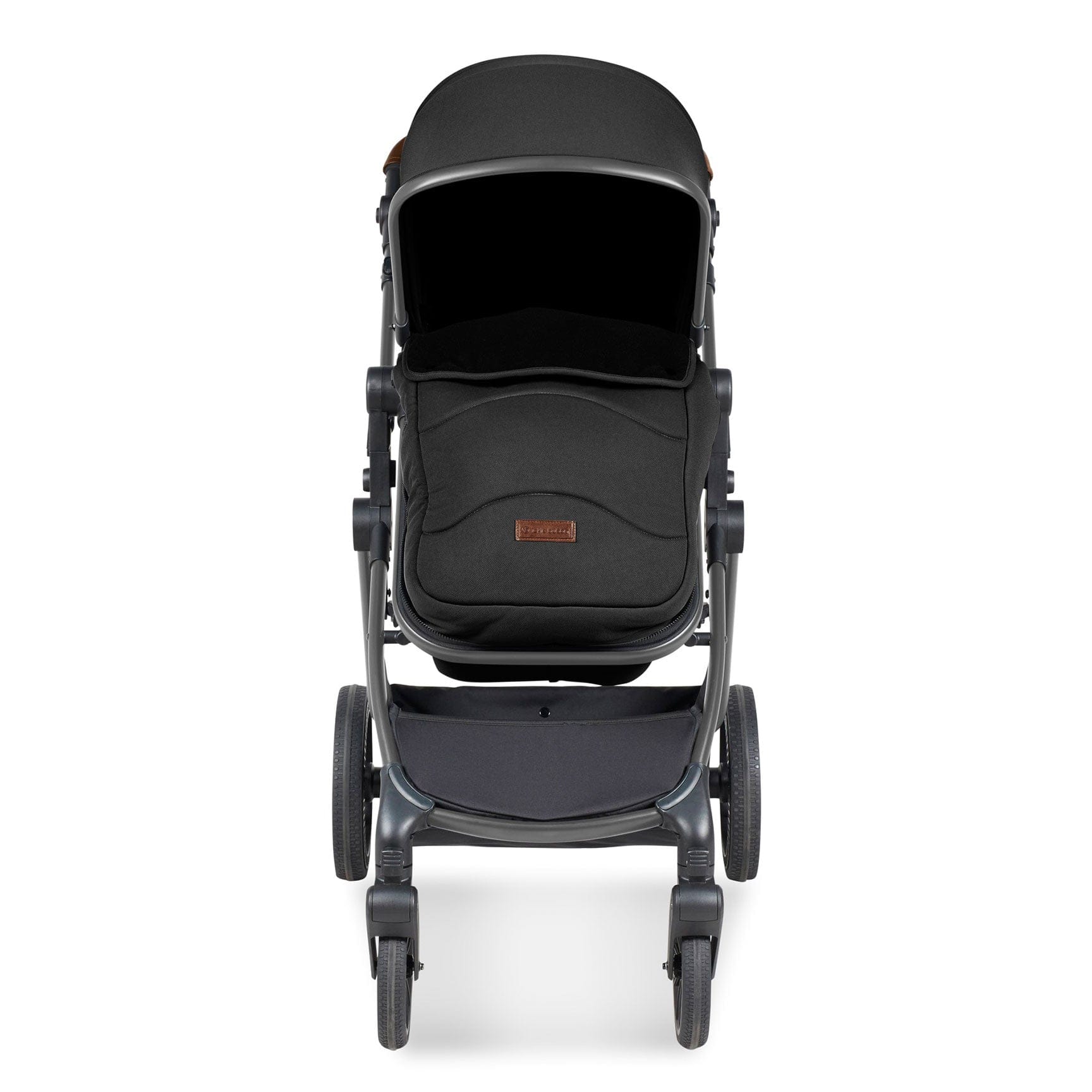 Ickle Bubba travel systems Ickle Bubba Cosmo All-in-One I-Size Travel System with Isofix Base - Black/Gun Metal 10-007-300-135