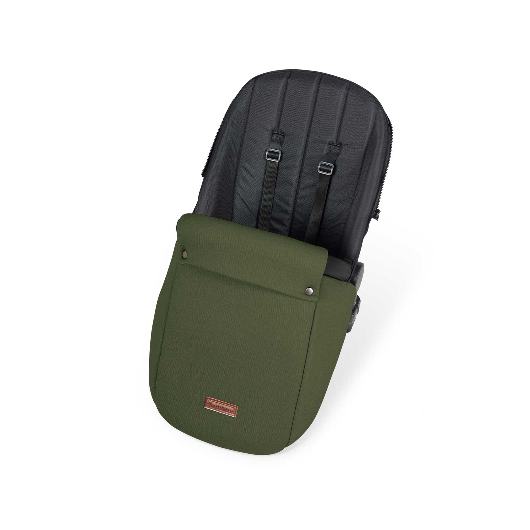 Ickle Bubba travel systems Ickle Bubba Stomp Luxe All-in-One Travel System with Isofix Base - Black/Woodland/Black 10-011-300-138