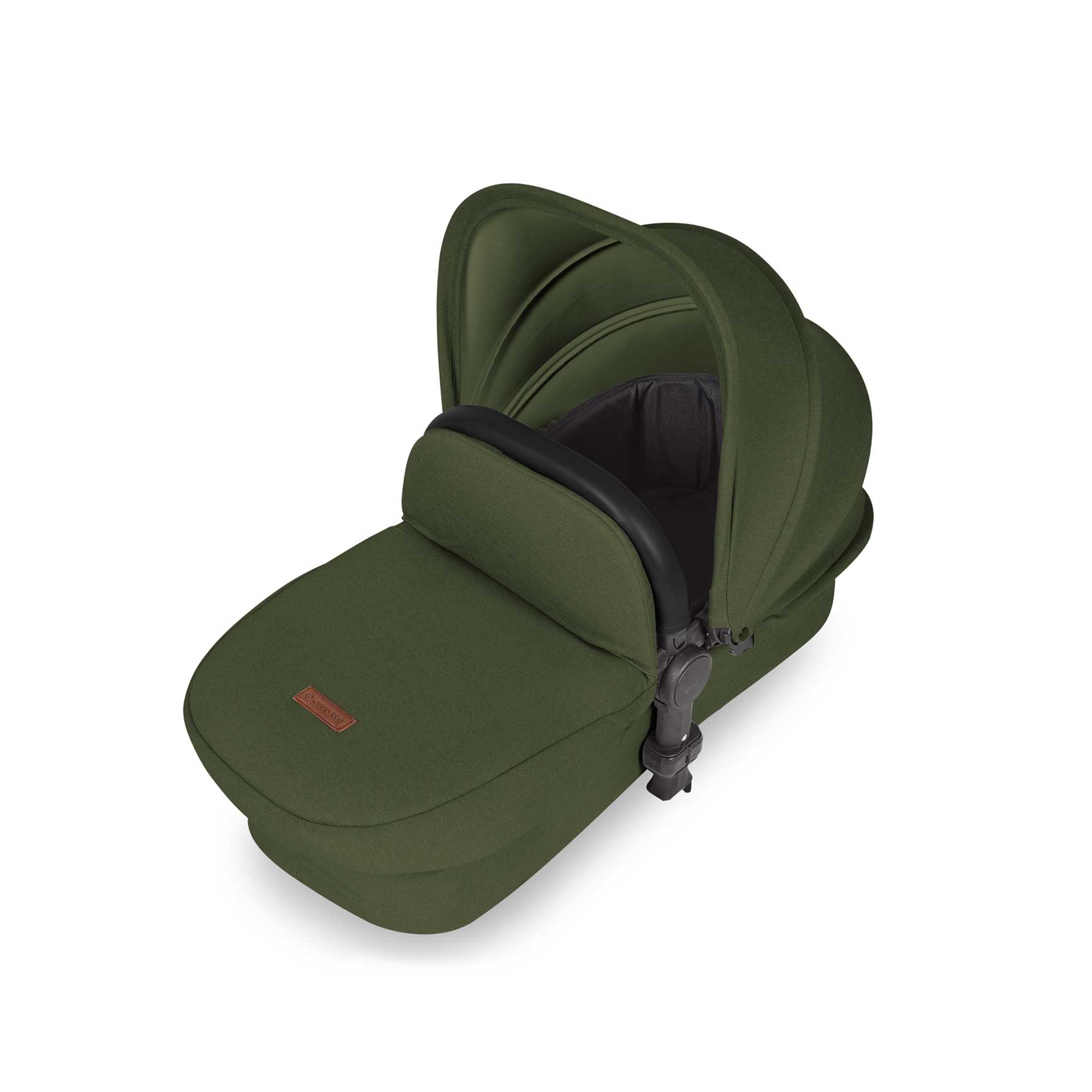 Ickle Bubba travel systems Ickle Bubba Stomp Luxe All-in-One Travel System with Isofix Base - Black/Woodland/Black 10-011-300-138