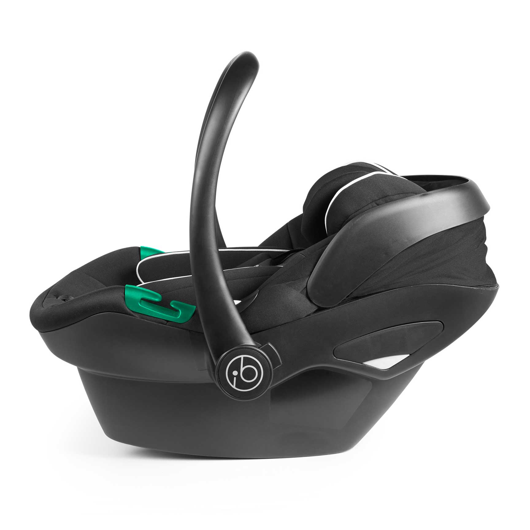 Ickle Bubba travel systems Ickle Bubba Stomp Luxe All-in-One Travel System with Isofix Base - Black/Midnight/Black 10-011-300-202