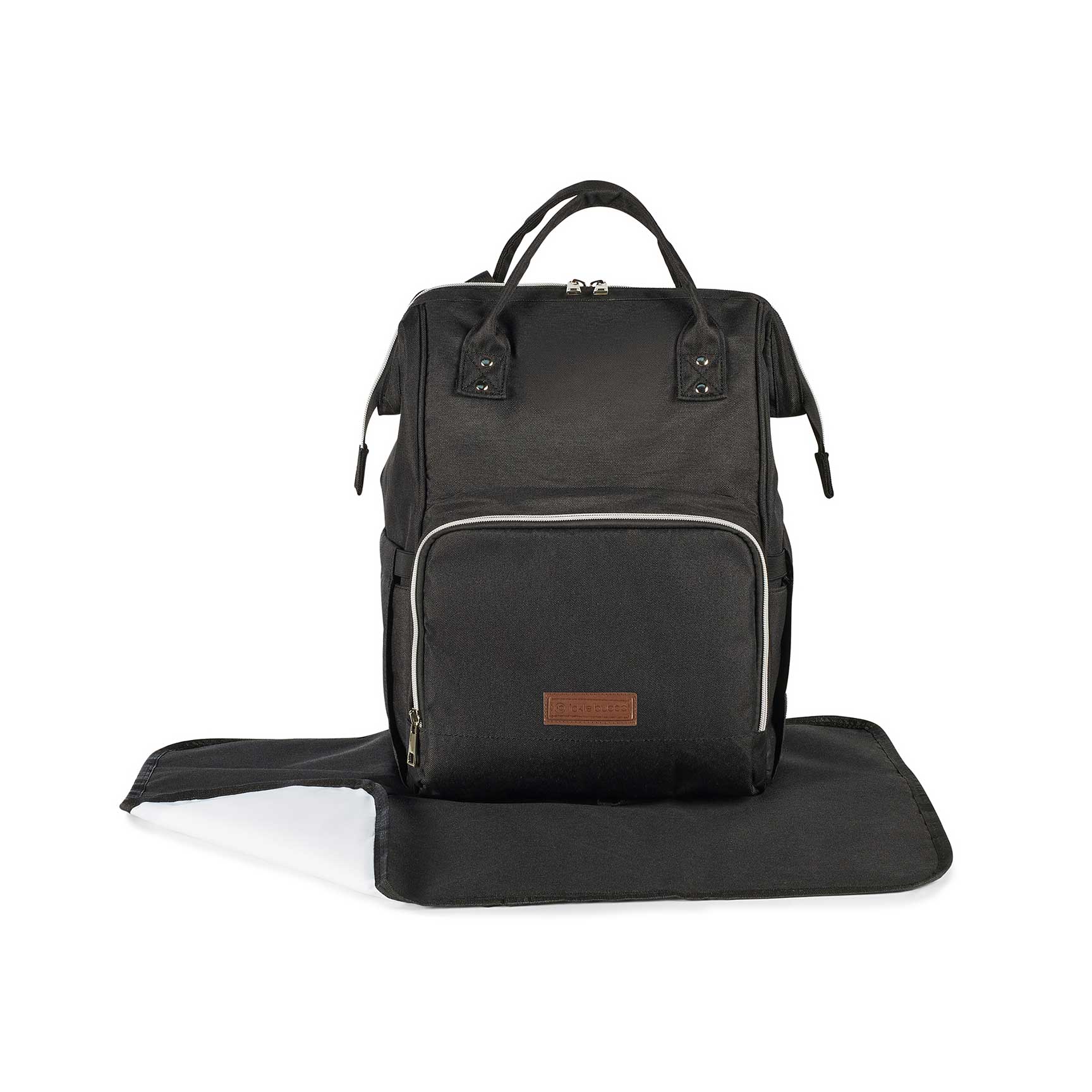 Ickle Bubba travel systems Ickle Bubba Stomp Luxe All-in-One Travel System with Isofix Base - Black/Midnight/Black 10-011-300-202