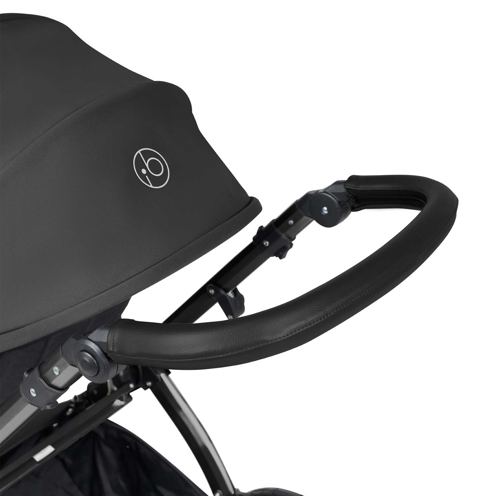 Ickle Bubba travel systems Ickle Bubba Stomp Luxe All-in-One Travel System with Isofix Base - Black/Charcoal Grey/Black 10-011-300-206