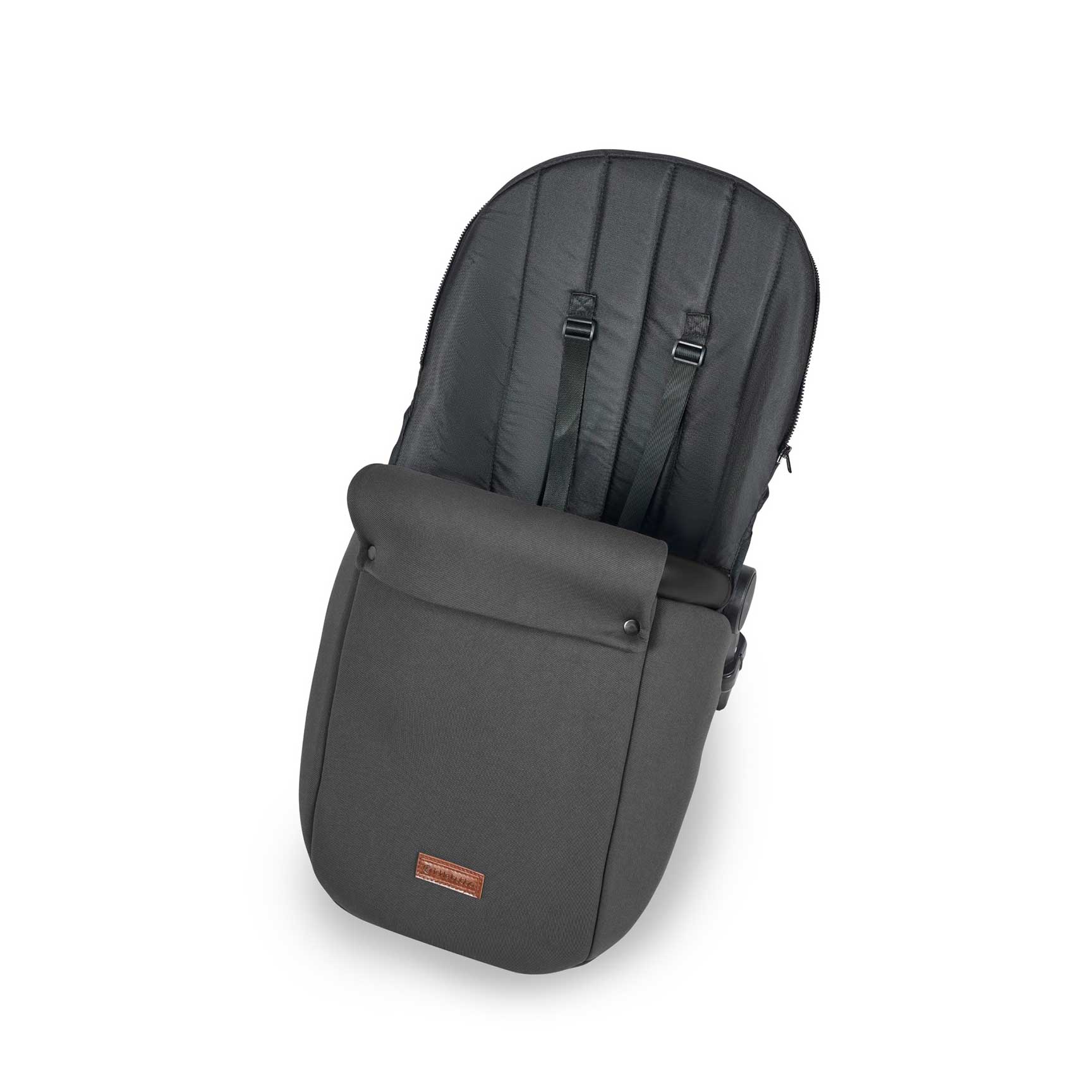 Ickle Bubba travel systems Ickle Bubba Stomp Luxe All-in-One Travel System with Isofix Base - Black/Charcoal Grey/Black 10-011-300-206