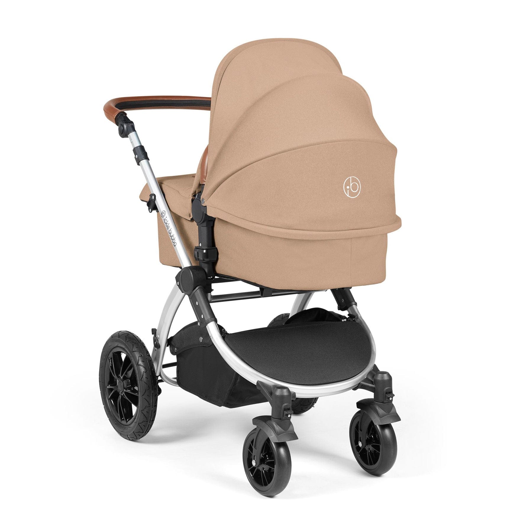 Ickle Bubba Stomp Luxe All-in-One Travel System with Isofix Base Sil