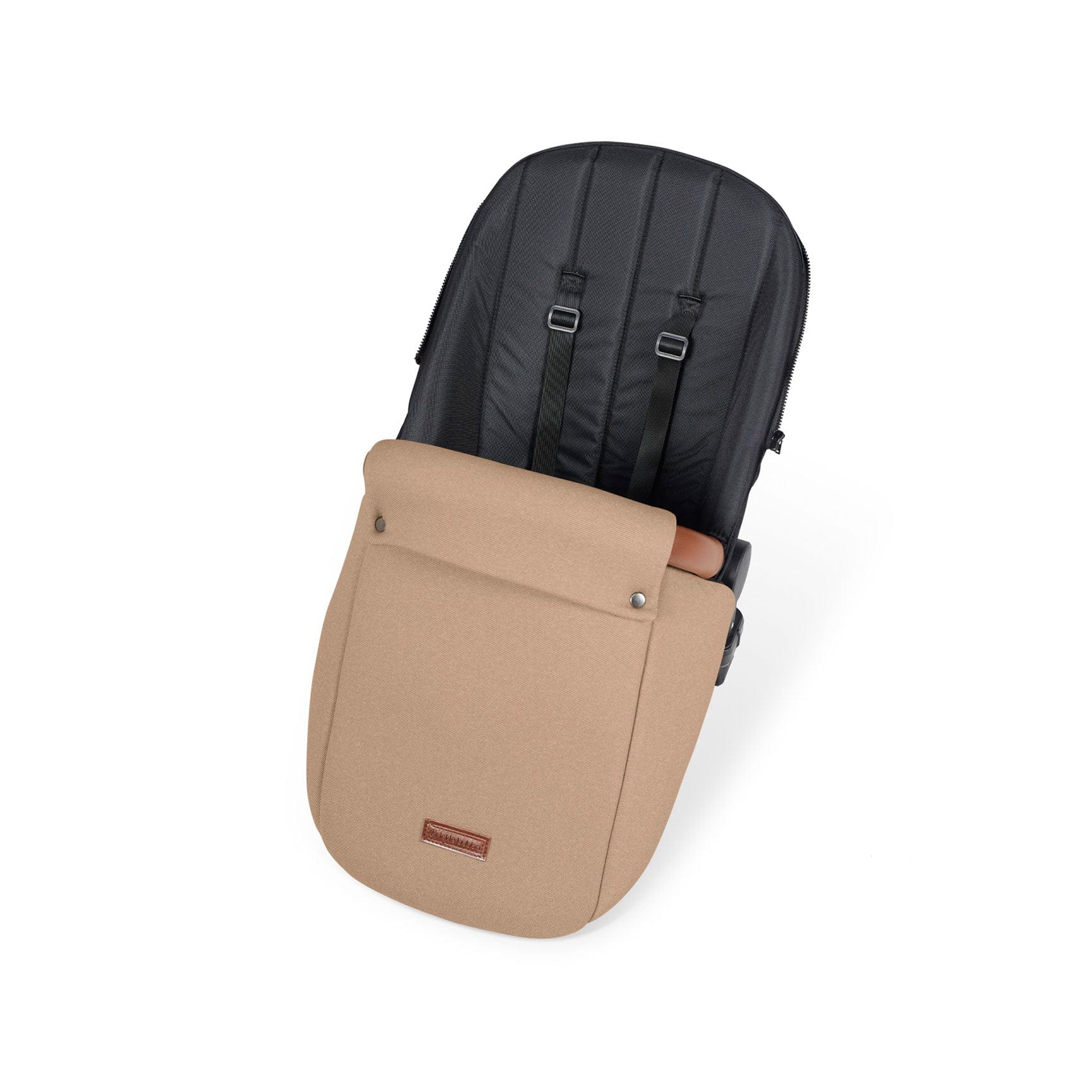Ickle Bubba travel systems Ickle Bubba Stomp Luxe All-in-One Travel System with Isofix Base - Silver/Desert/Tan 10-011-300-258