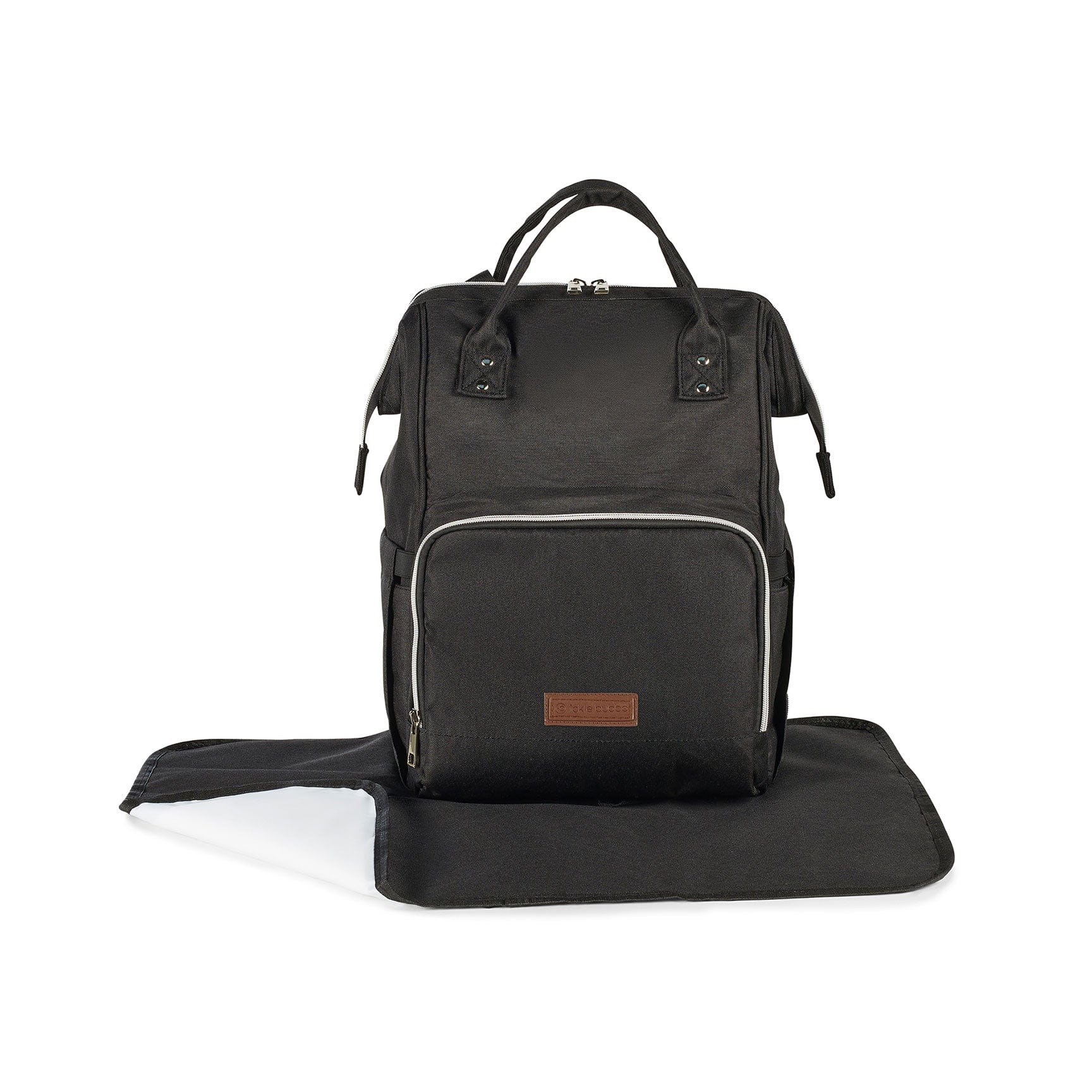 Ickle Bubba travel systems Ickle Bubba Stomp Luxe All-in-One Travel System with Isofix Base - Silver/Desert/Tan 10-011-300-258