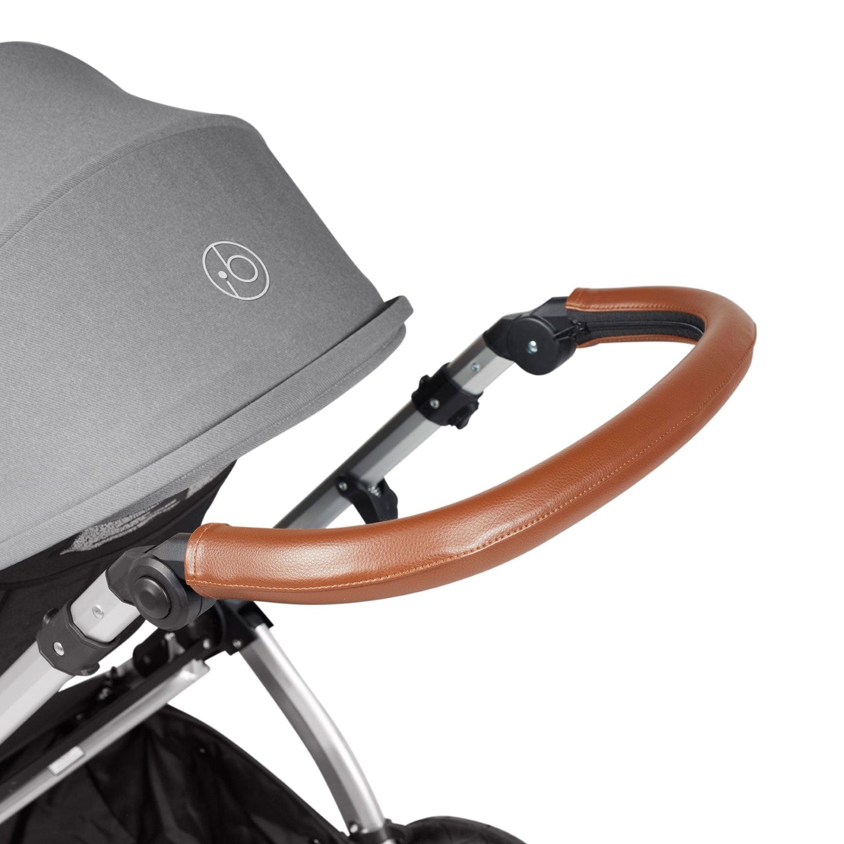 Ickle Bubba travel systems Ickle Bubba Stomp Luxe All-in-One Travel System with Isofix Base - Silver/Pearl Grey/Tan 10-011-300-260