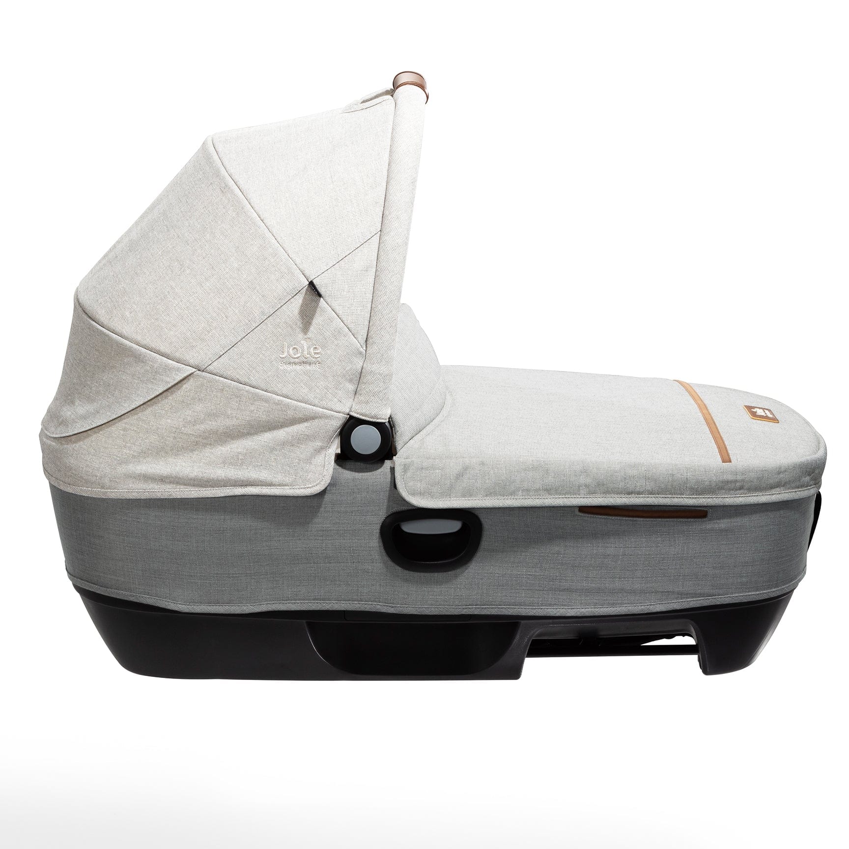Joie lie flat car seats Joie Calmi Car Cot Bed & I-Base Encore - Oyster 12219-OYS