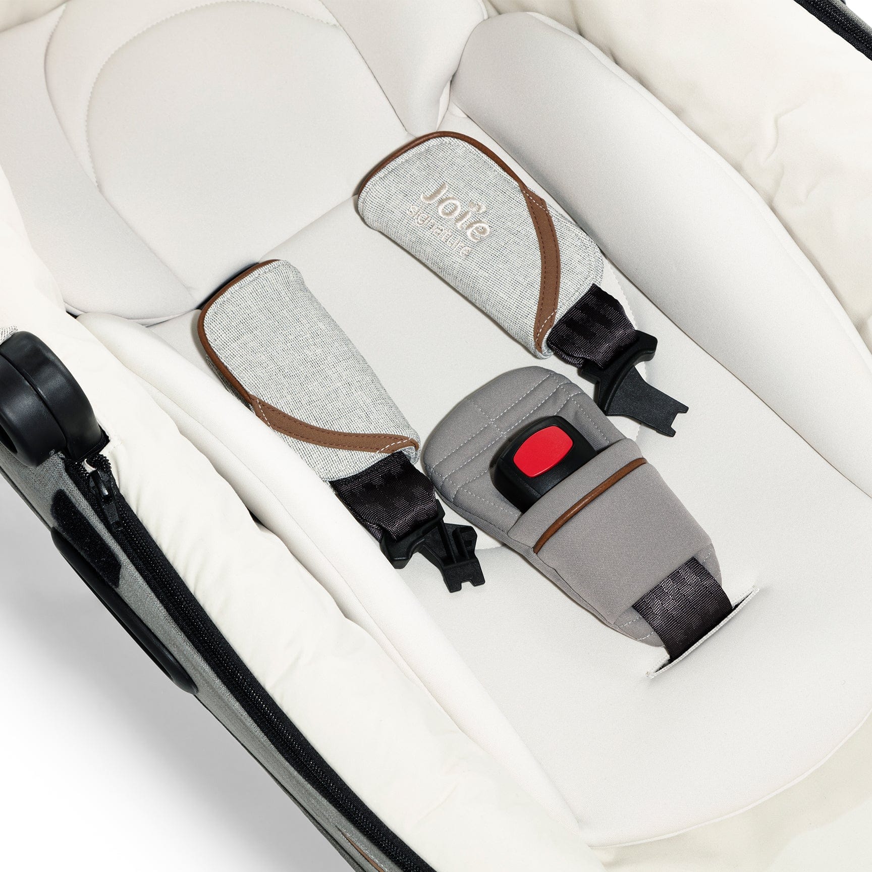 Joie lie flat car seats Joie Calmi Car Cot Bed & I-Base Encore - Oyster 12219-OYS