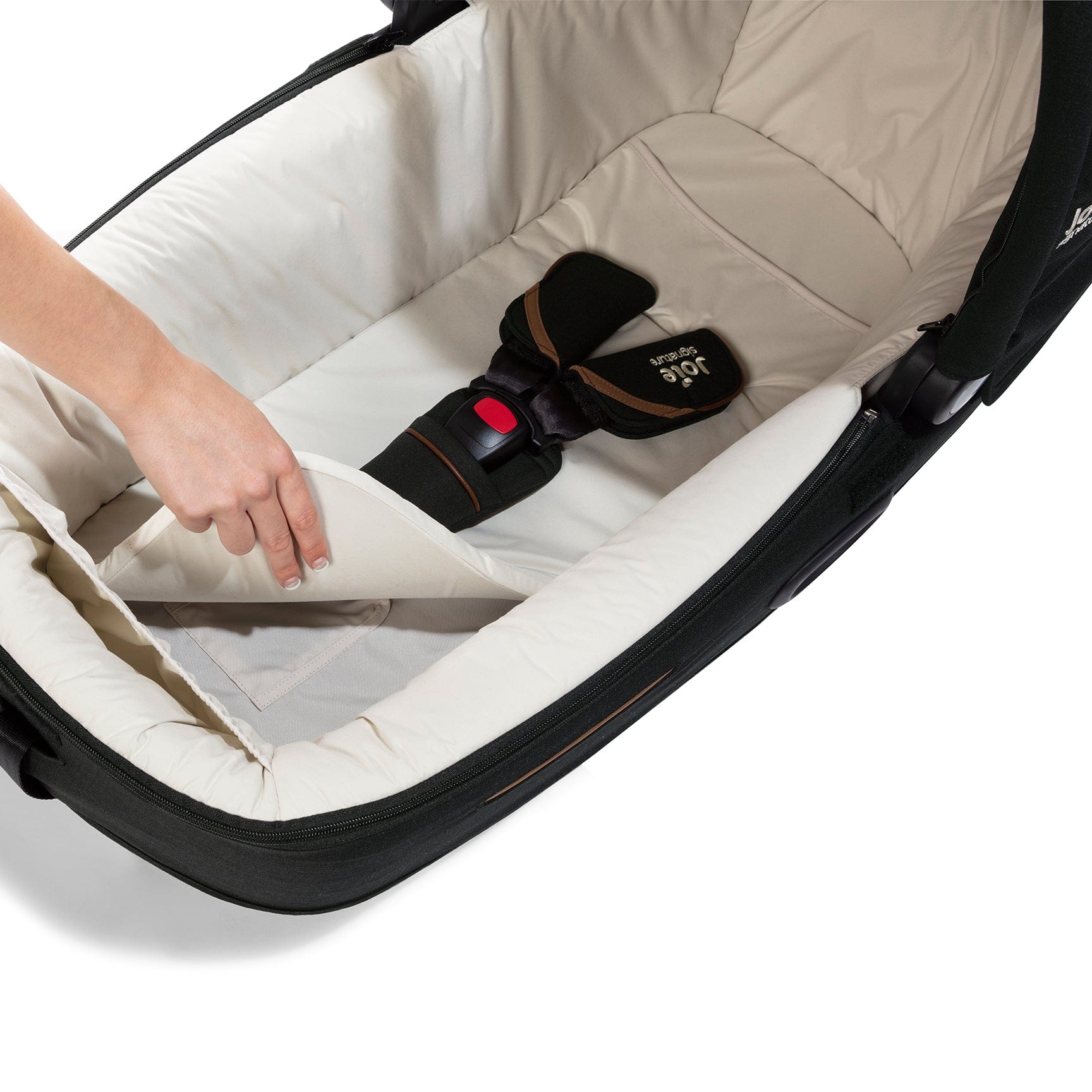 Joie lie flat car seats Joie Calmi Car Cot Bed - Eclipse C2105AAECL000