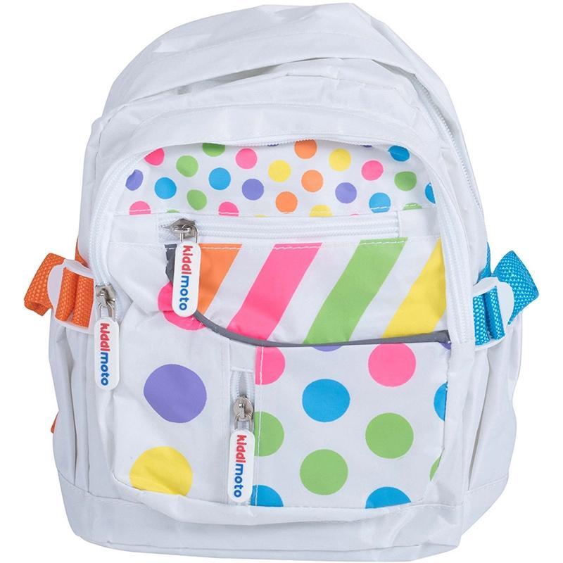 Kiddimoto Back Pack Small Pastel Dotty with Fleur Gloves