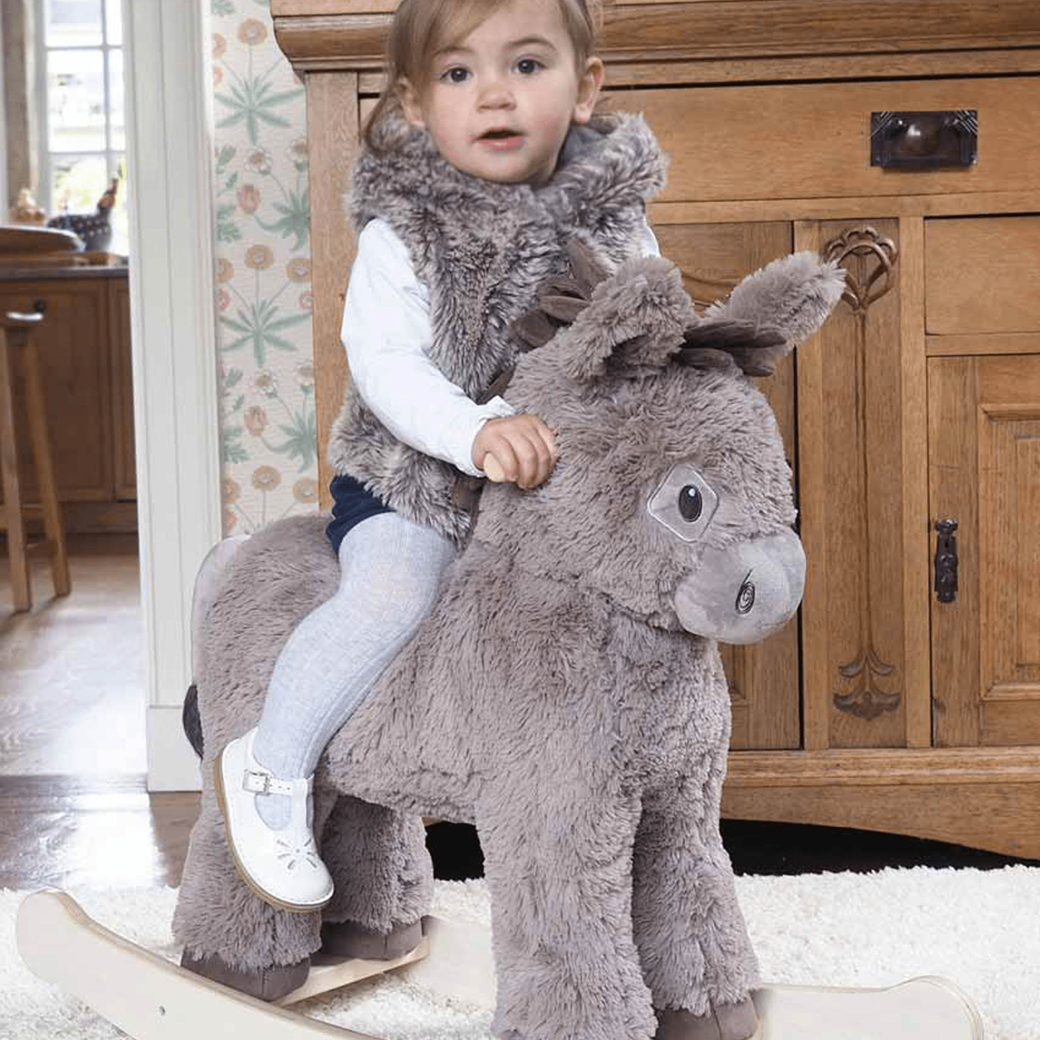 Little Bird Told Me rocking animals Little Bird Told Me Norbert Rocking Donkey LB3088