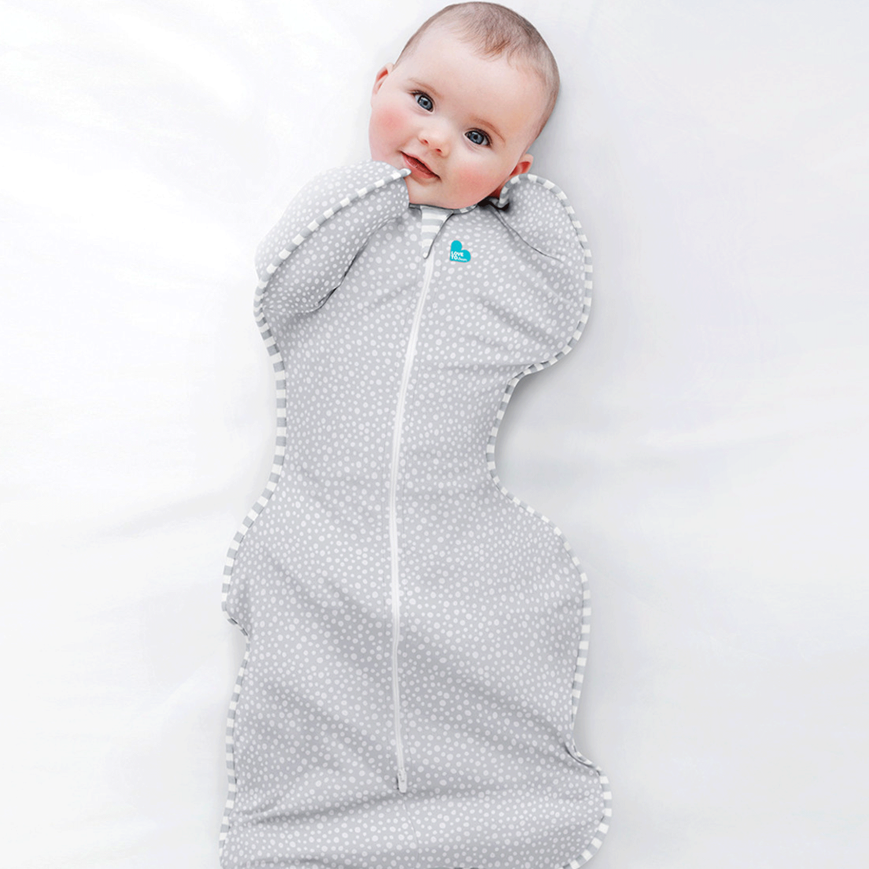 Love to Dream blankets, swaddling & shawls Love to Swaddle Up Bamboo Medium Grey Dot LMBA-ME-GD