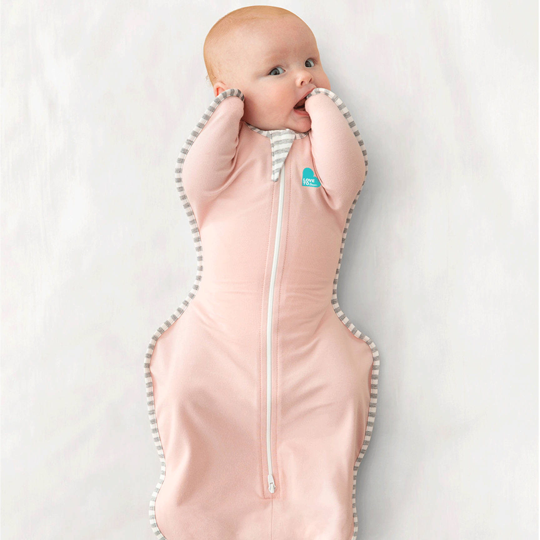 Love to Dream blankets, swaddling & shawls Love to Swaddle Up Bamboo Small Dusty Pink