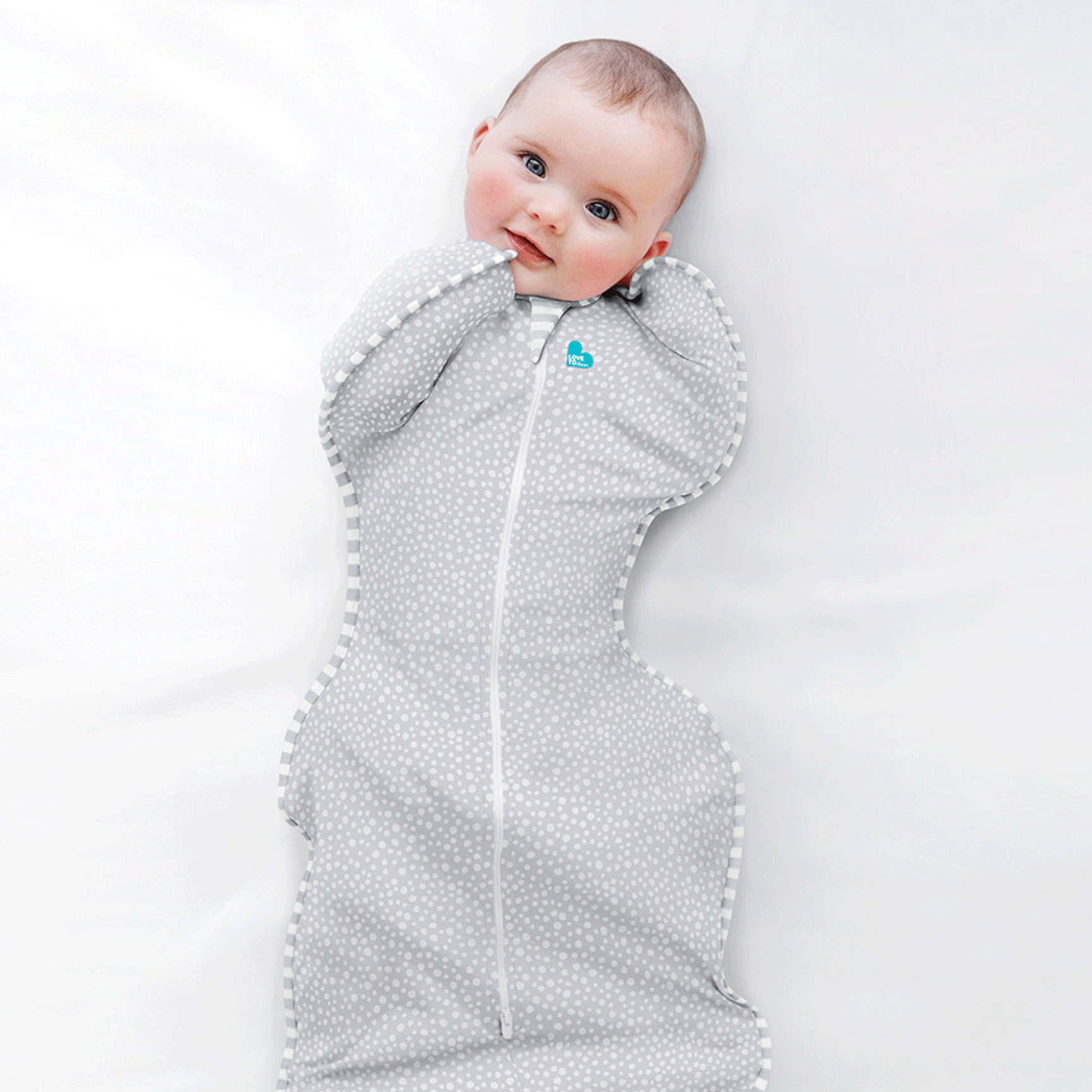 Love to Dream blankets, swaddling & shawls Love to Swaddle Up Bamboo Small Grey Dot