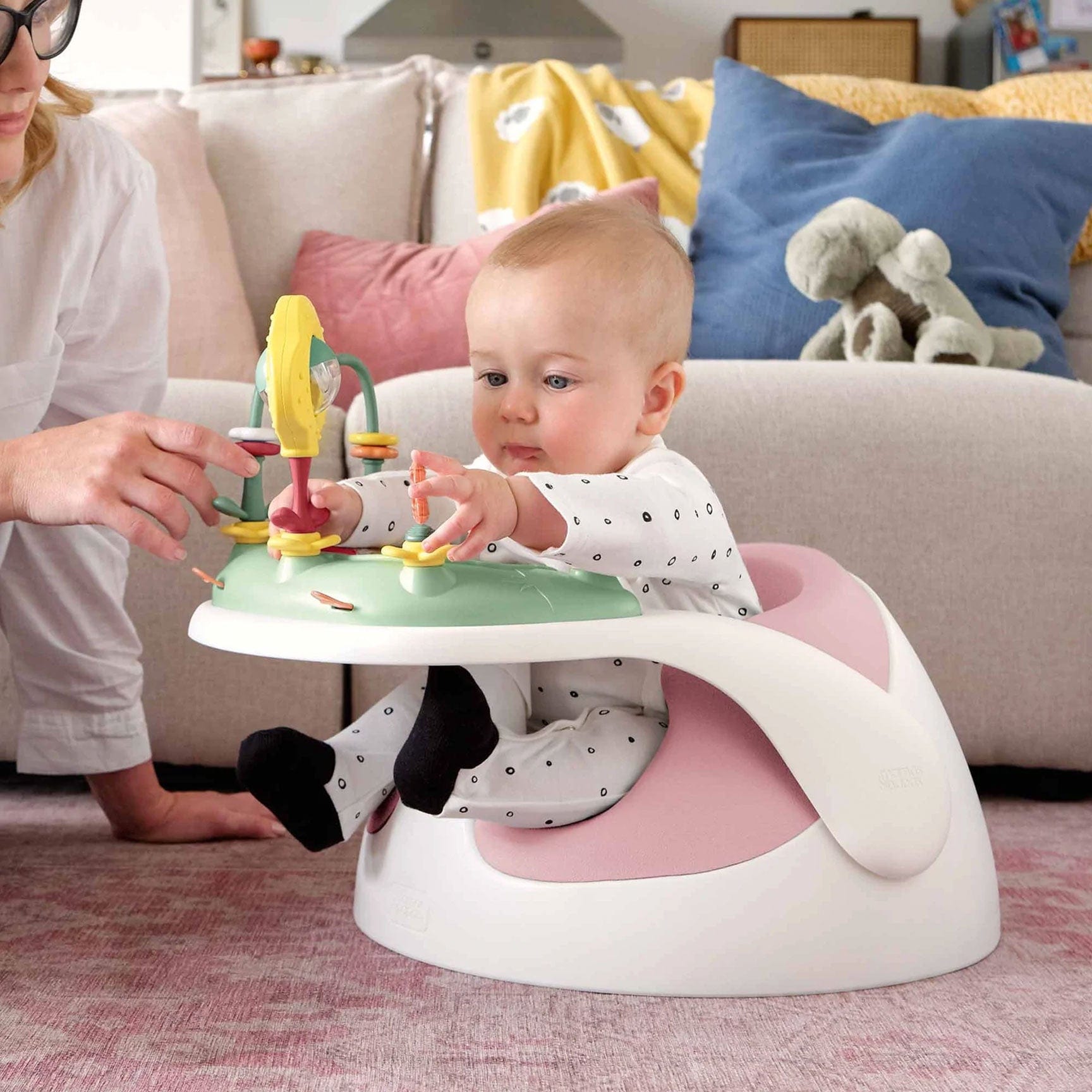 Mamas & Papas baby low chairs Mamas & Papas Baby Snug Activity with Tray - Bloom 4126L7400
