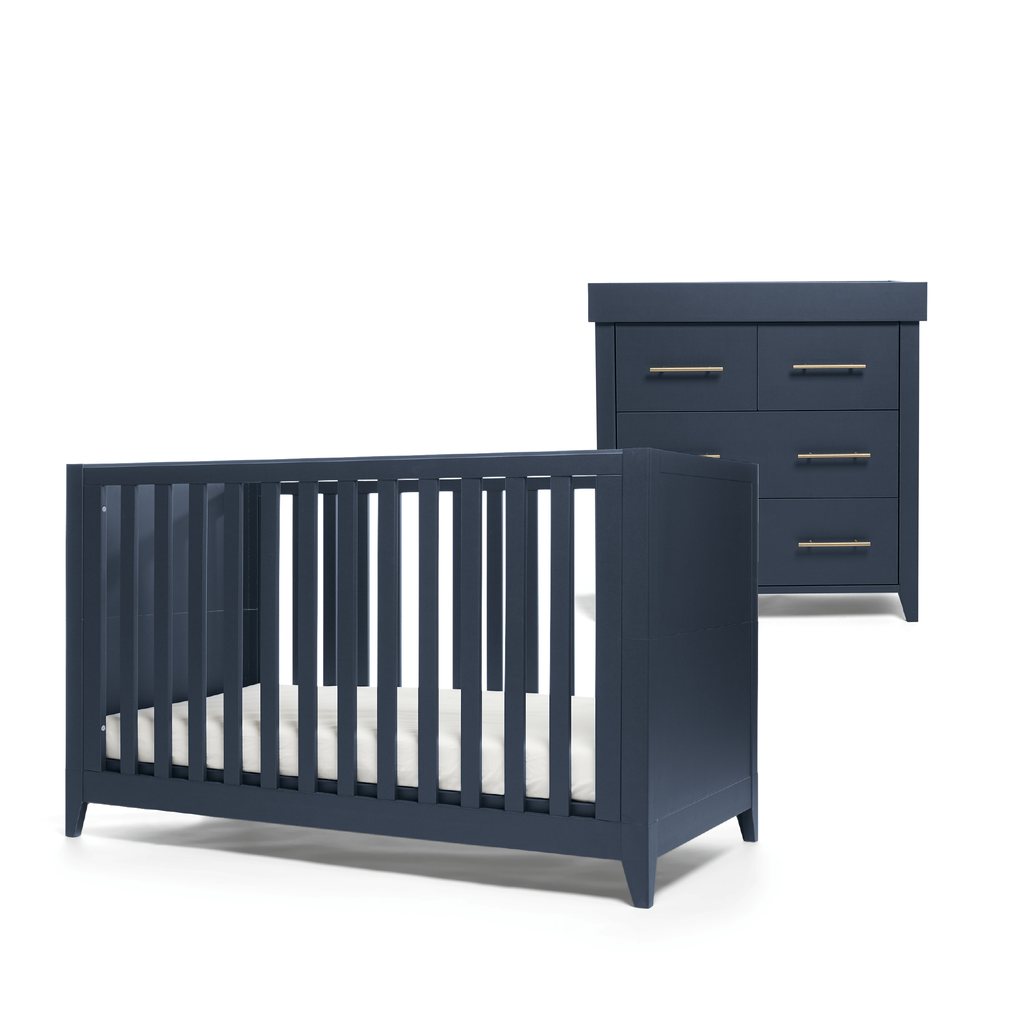 Mamas & Papas Melfi 2 Piece Cotbed Roomset Midnight Blue