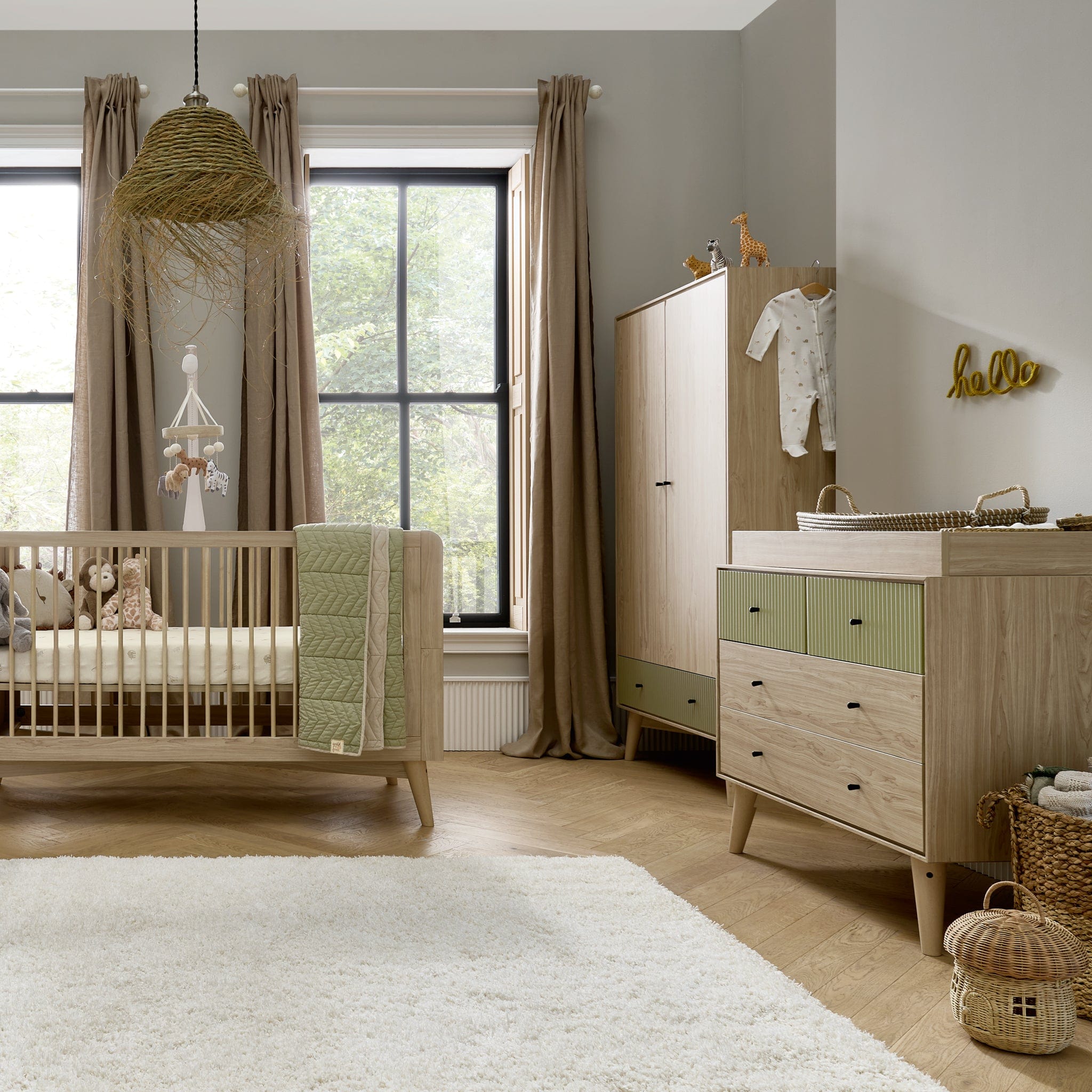 Heaton 3 piece store nursery furniture range