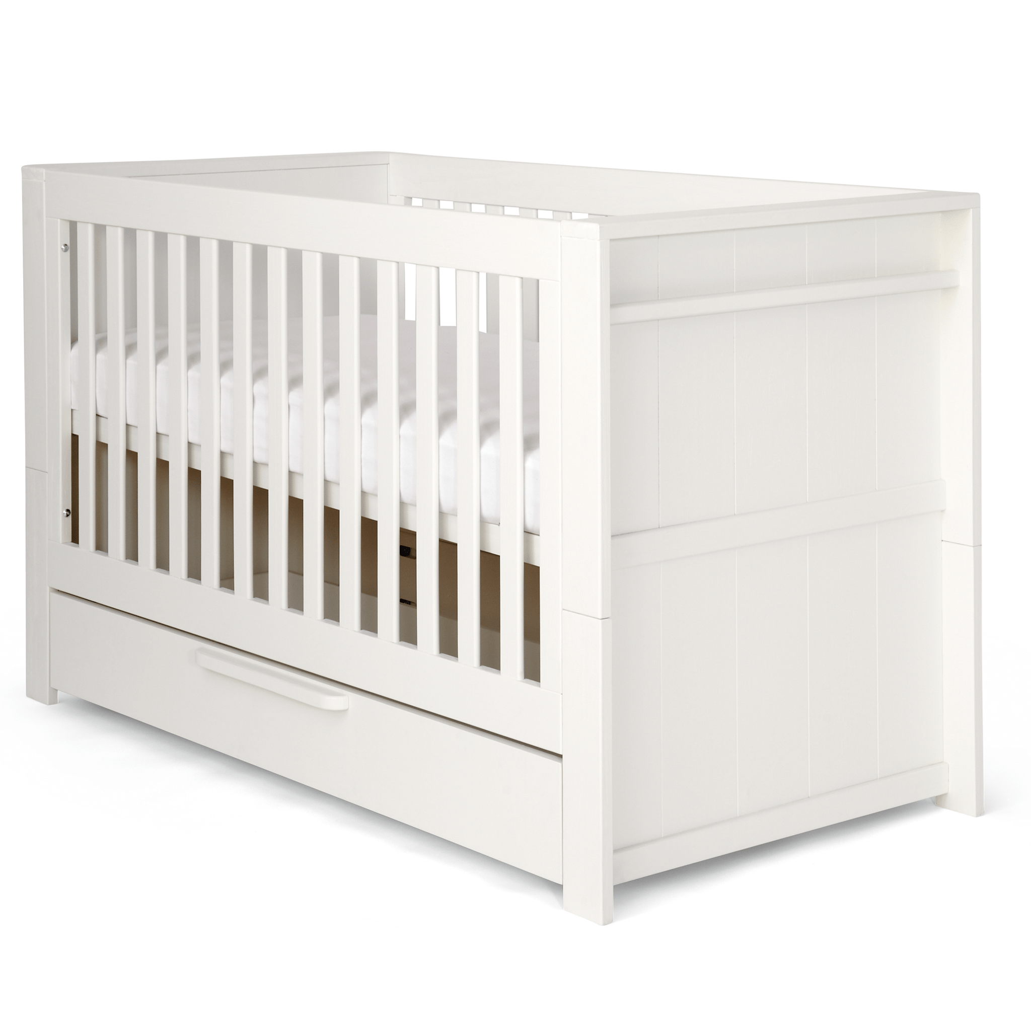 Mamas & Papas Franklin 2 Piece Cot Bed Roomset White Wash