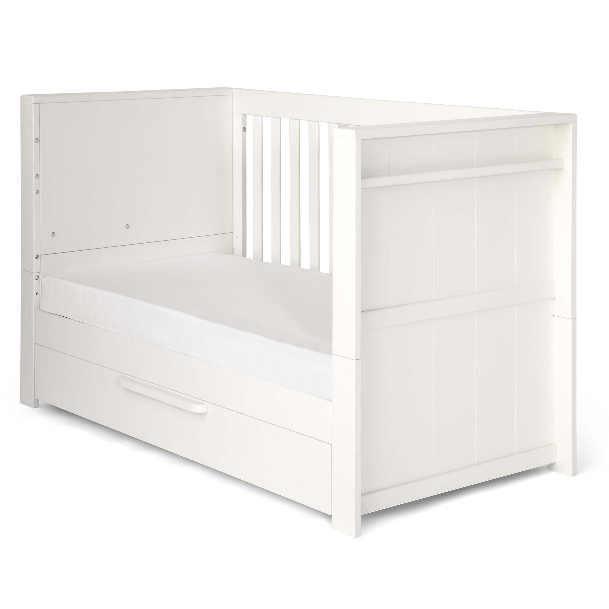 Mamas & Papas Franklin 2 Piece Cot Bed Roomset White Wash