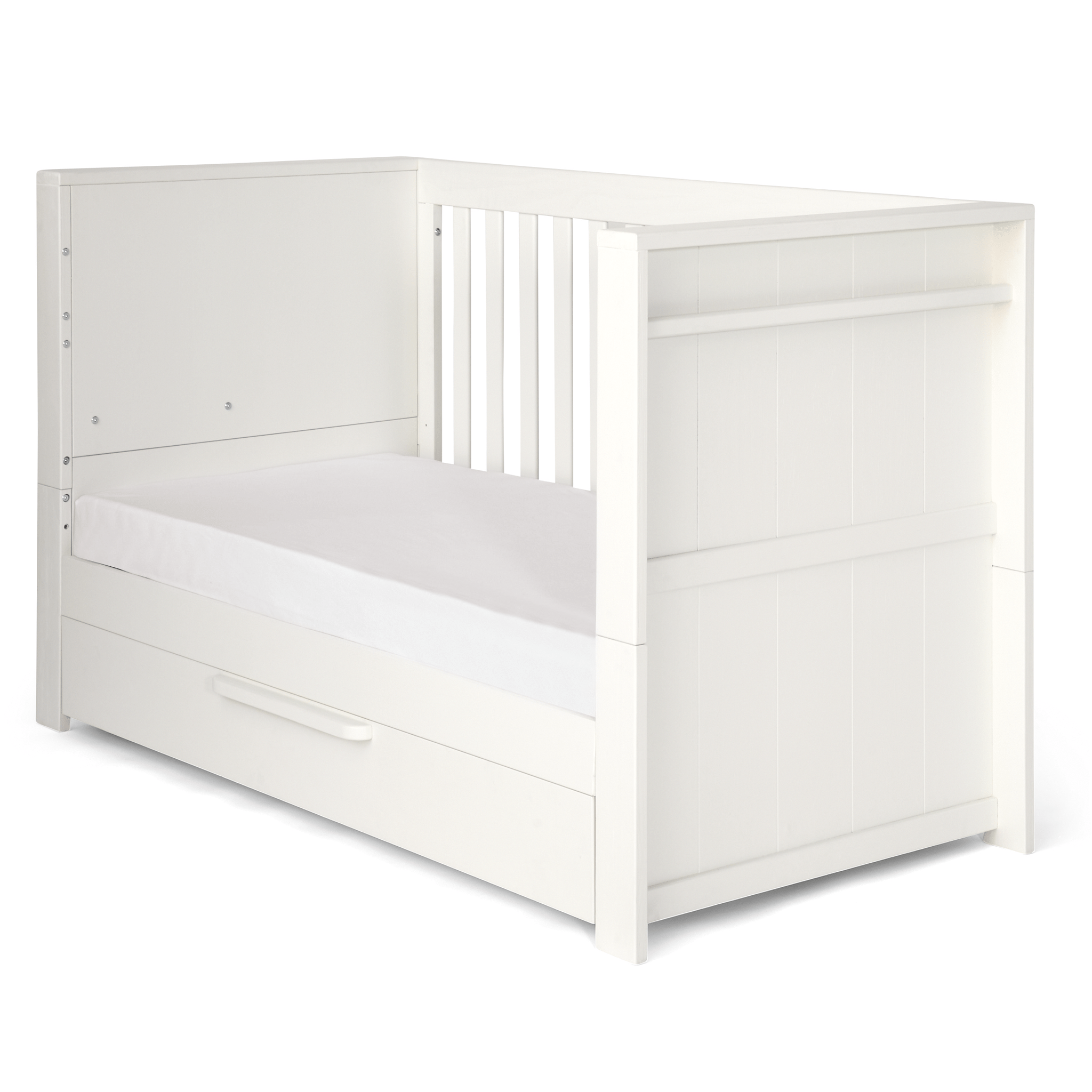 Mamas & Papas Franklin 3 Piece Cot Bed Roomset White Wash
