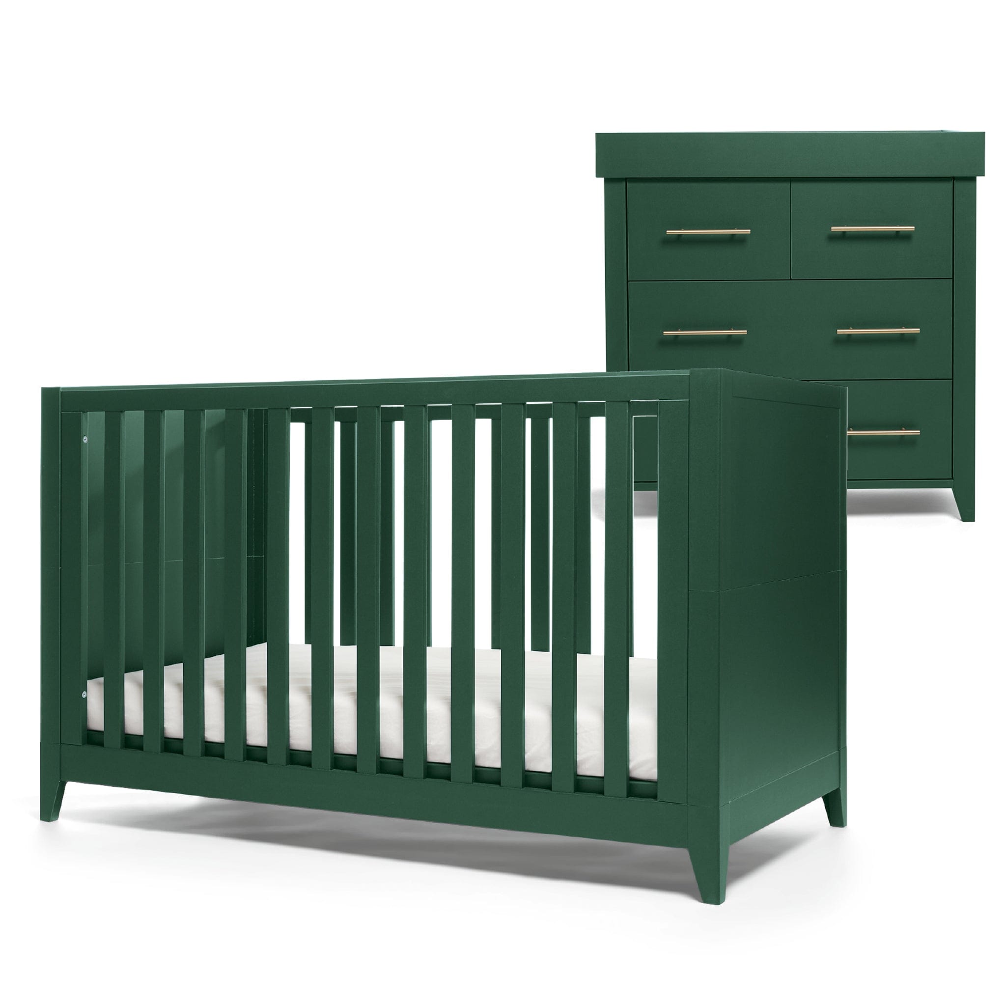 Mamas & Papas cot bed room sets Mamas & Papas Melfi 2 Piece Cotbed Roomset Green